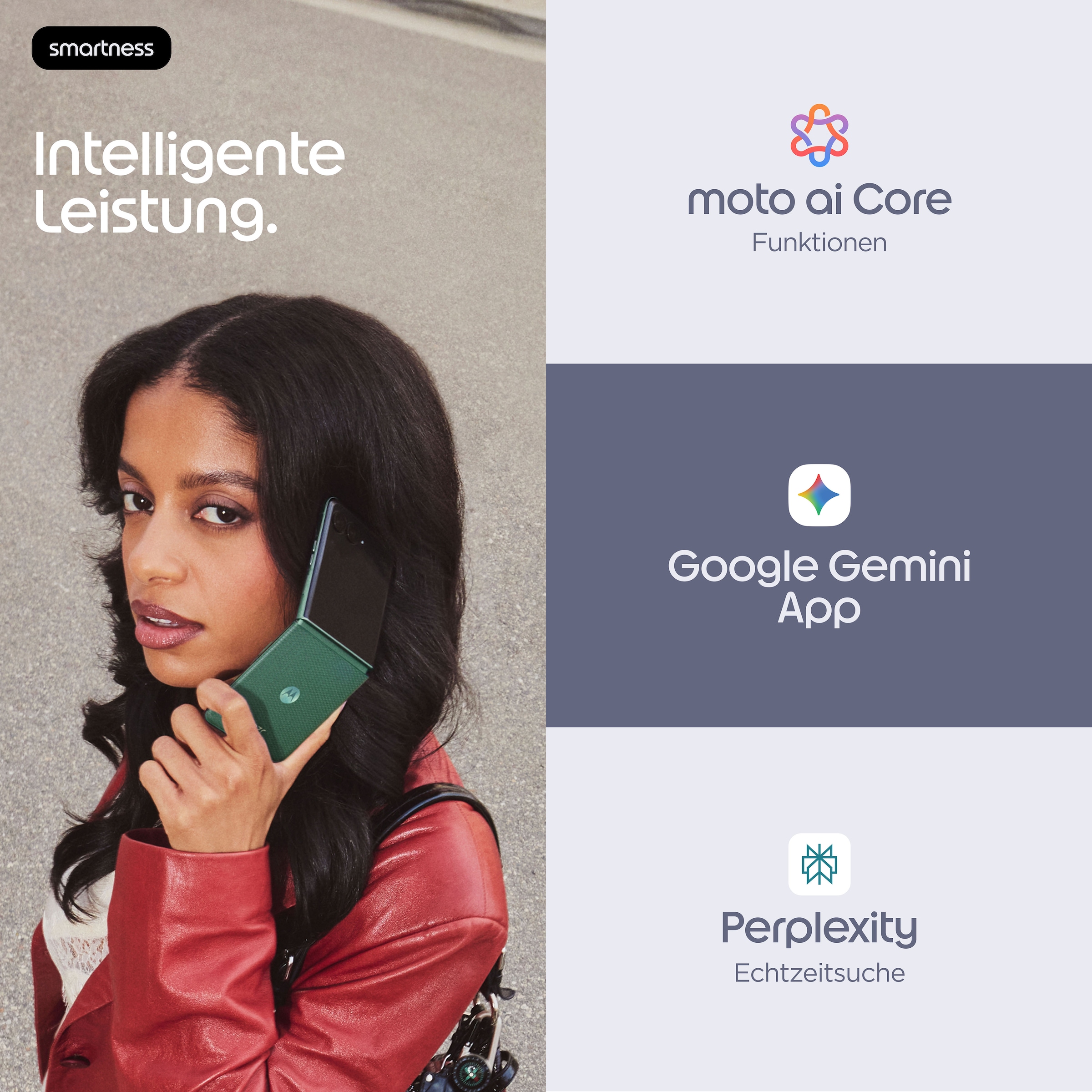 Motorola Smartphone »razr 70 plus« PANTONE® Mountain View