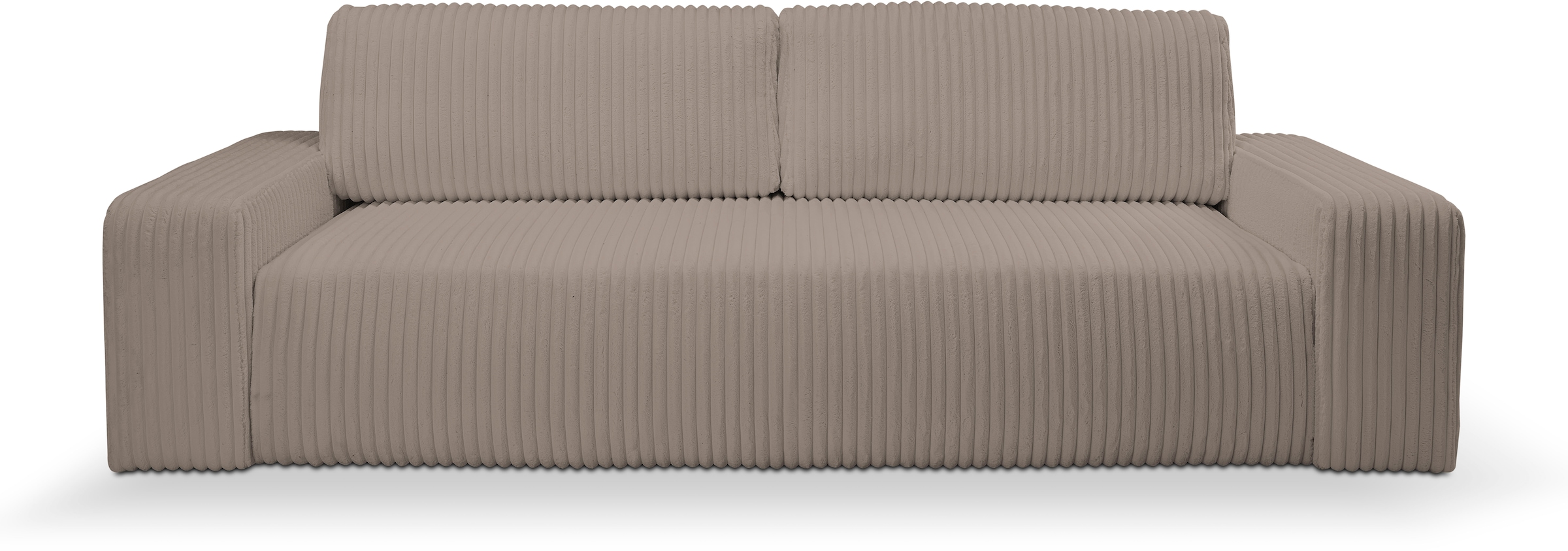 WERK2 Schlafsofa "Hugo", Design 2-Sitzer Sofa in Cord mit Schlaffunktion & günstig online kaufen