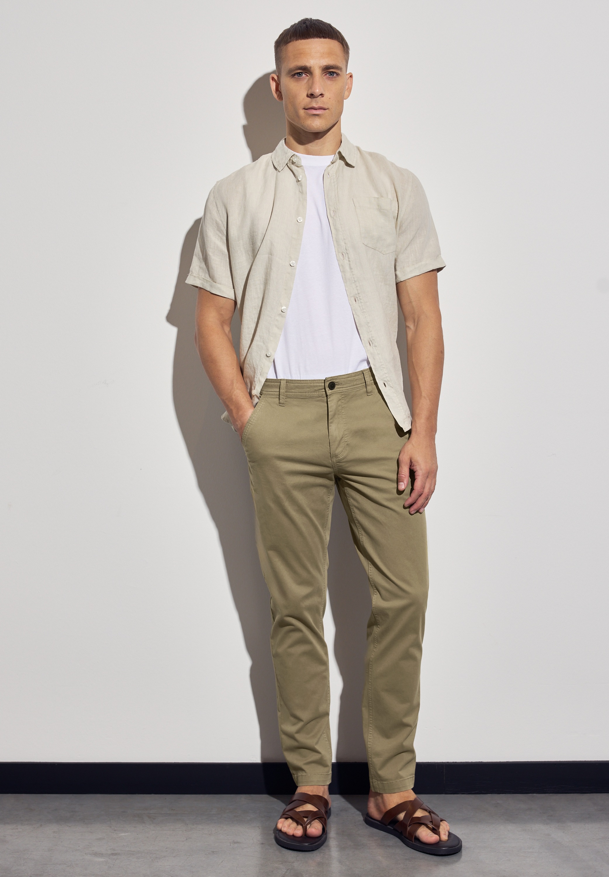 Thumbnail - STREET ONE MEN Chinohose, aus Baumwolle mit Stretchanteil