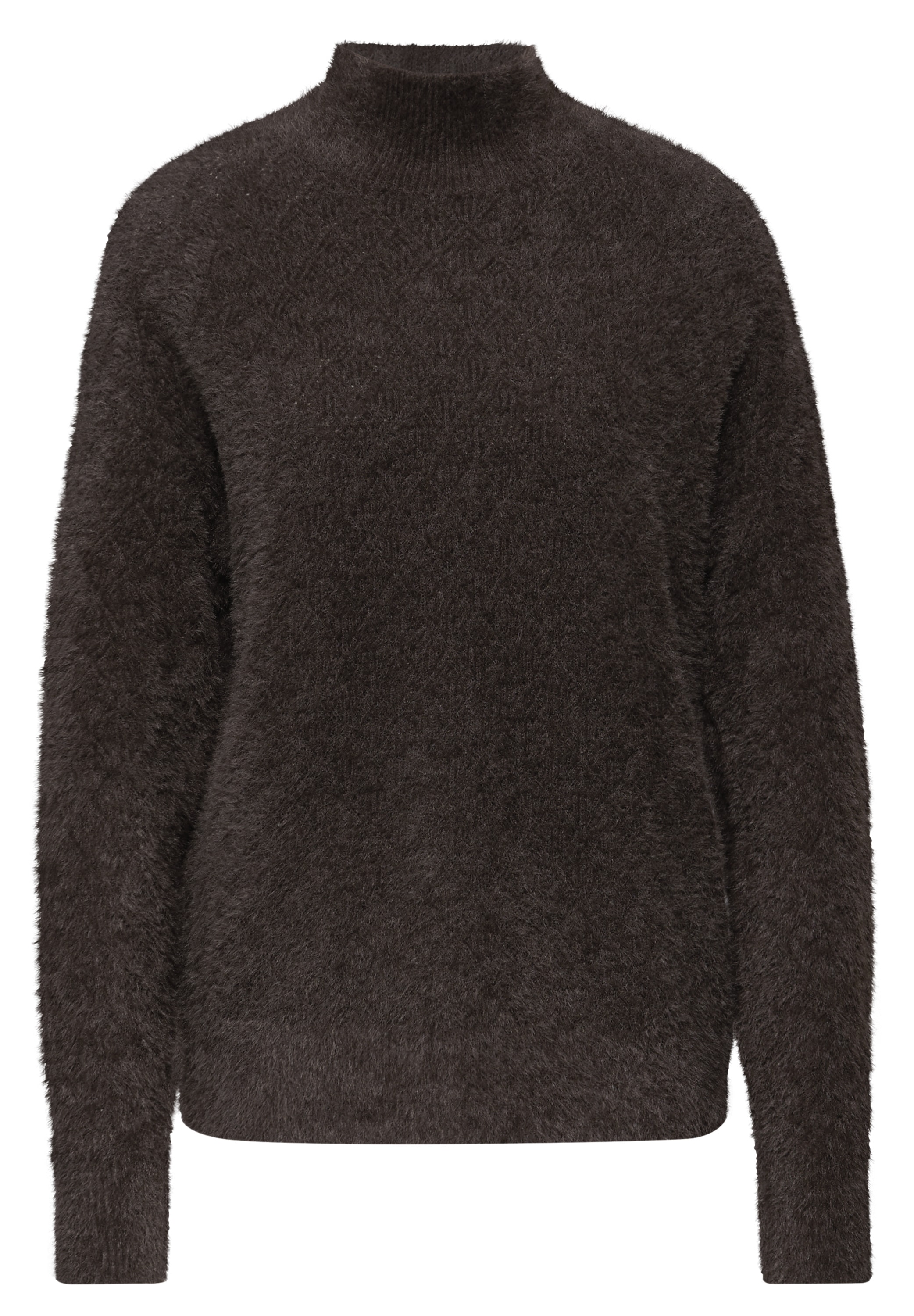 STREET ONE Strickpullover, mit Rippstrick