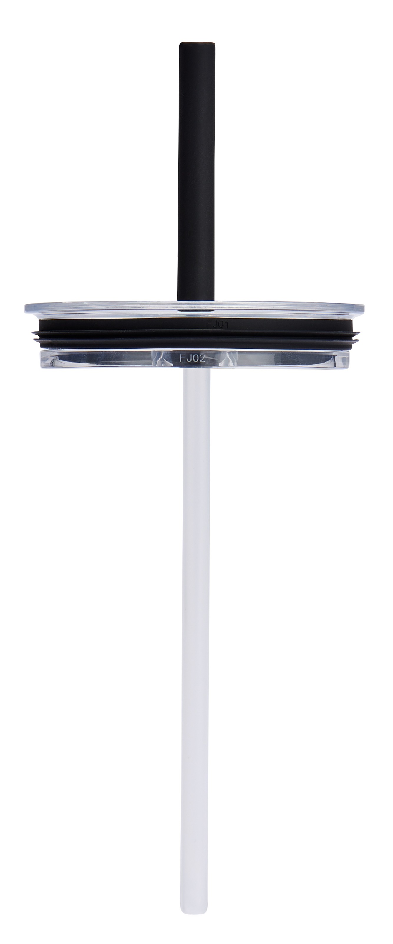 Hydro Flask Deckel "Large Press-In All Around Tumbler Straw Lid Clear" Transparenter Deckel für freie Sicht mit Strohhalm