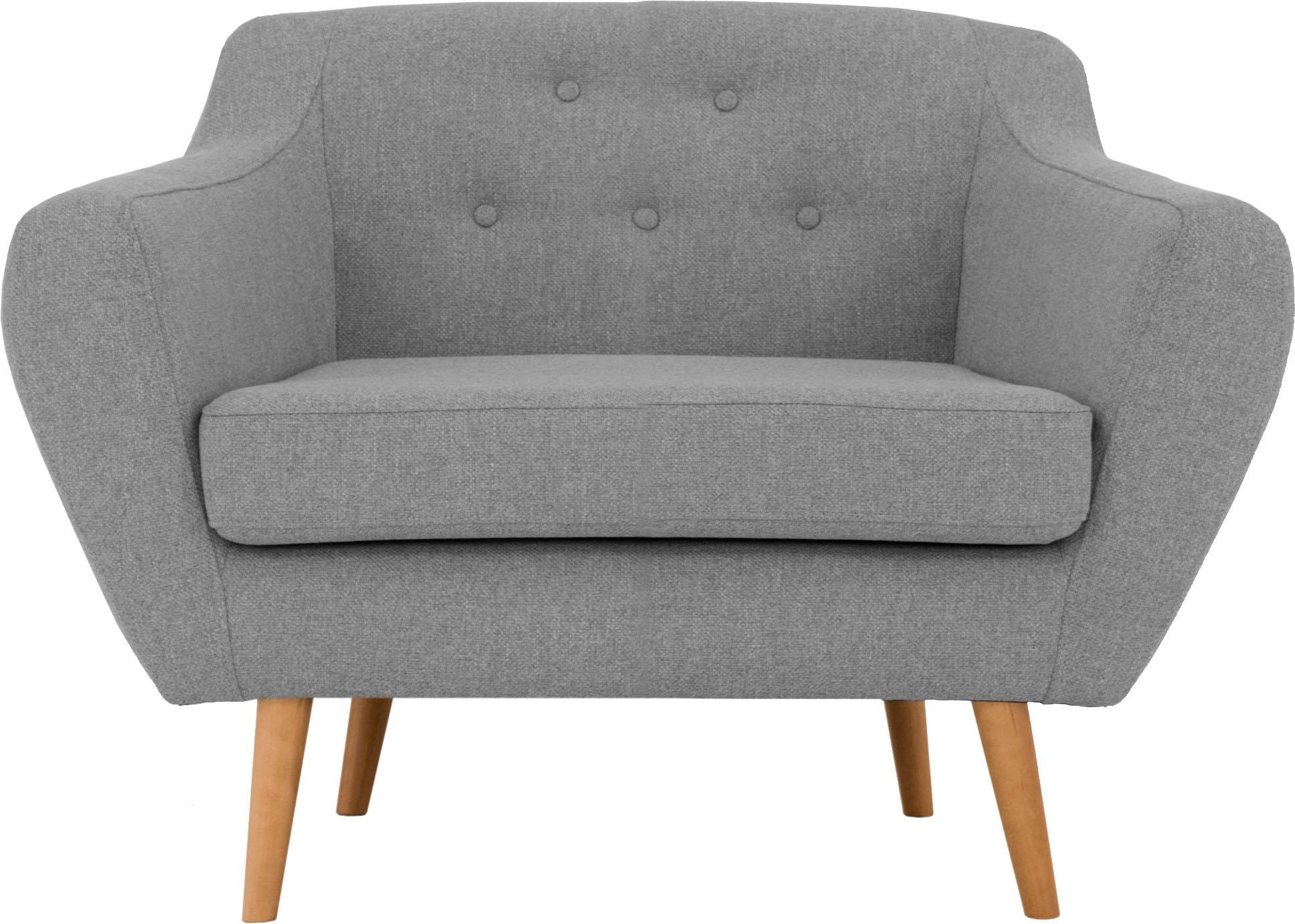 Home affaire Sessel "Renne" mit Heftung im Rücken im skandinavischem Stil günstig online kaufen