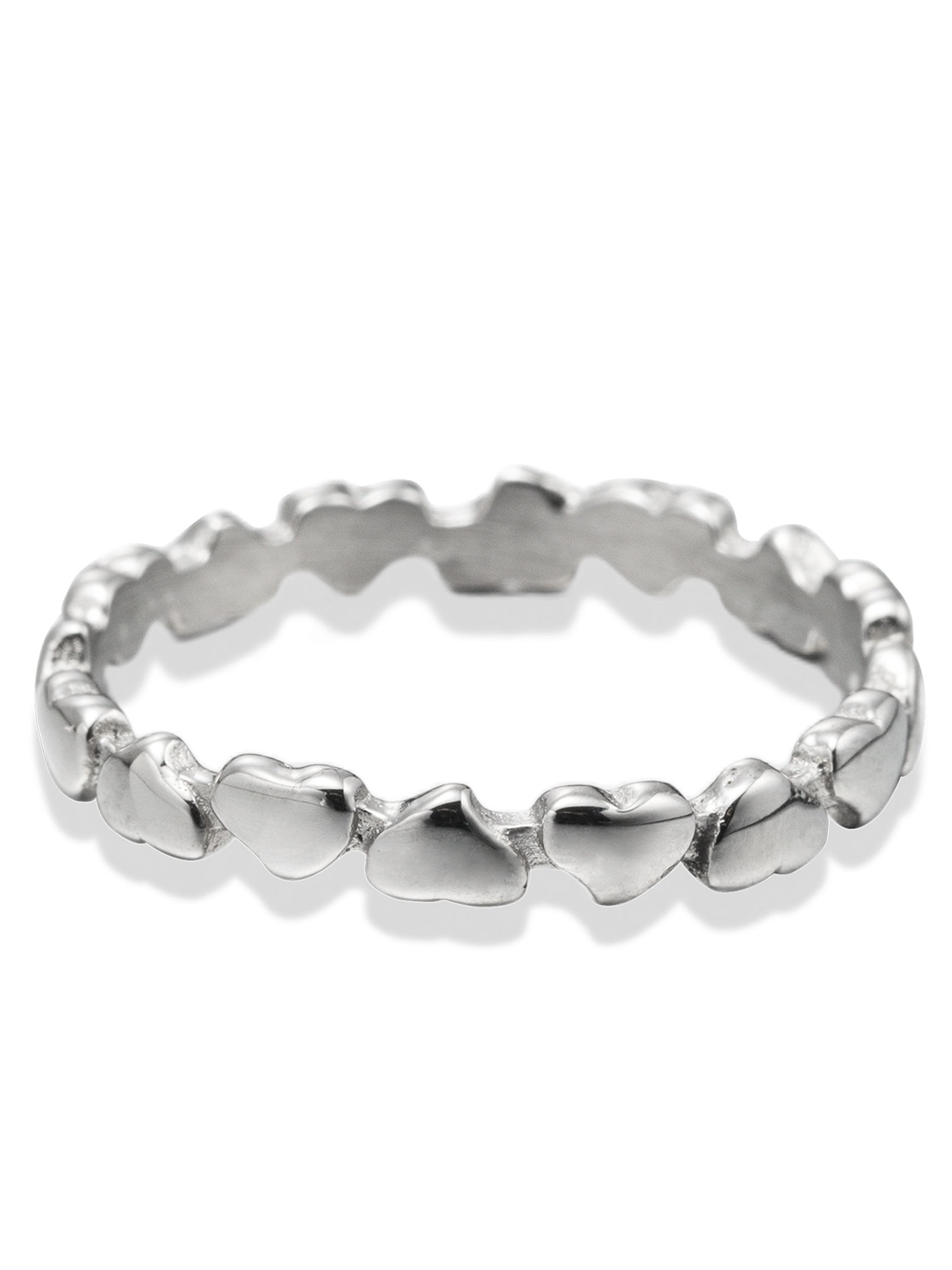 Fingerring "Schmuck Geschenk Edelstahl Damenring Ring Herz" Gr. 54, silberfarben, ANISTON JEWELRY & WATCHES, Fingerringe, Damen, 54, Edelstahl, 3mm, Fingerring, Made in Germany 2