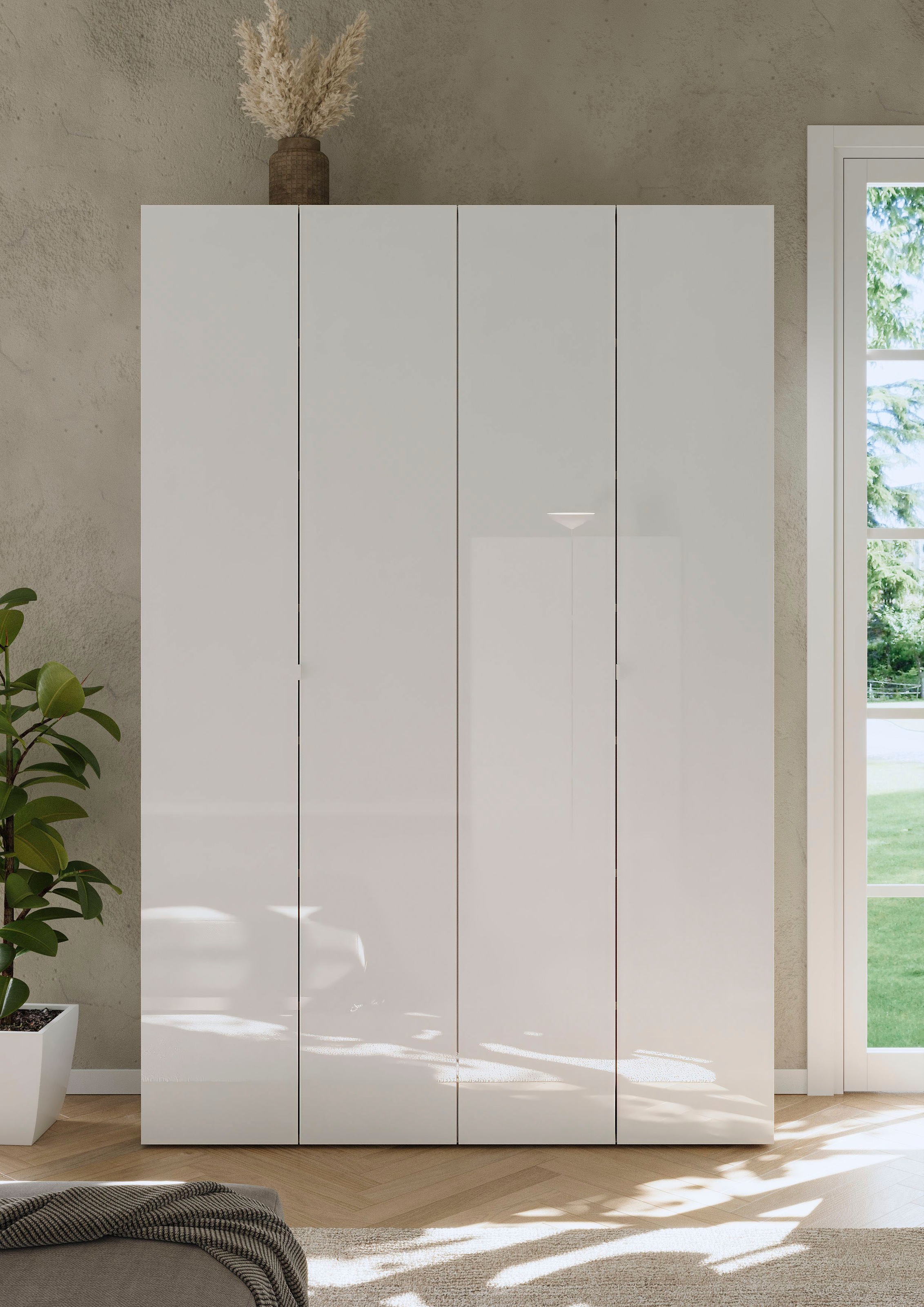 INOSIGN Schuhschrank "SMILE Breite 124 cm, Höhe 184 cm, Schuhregal mit 7 Eb günstig online kaufen