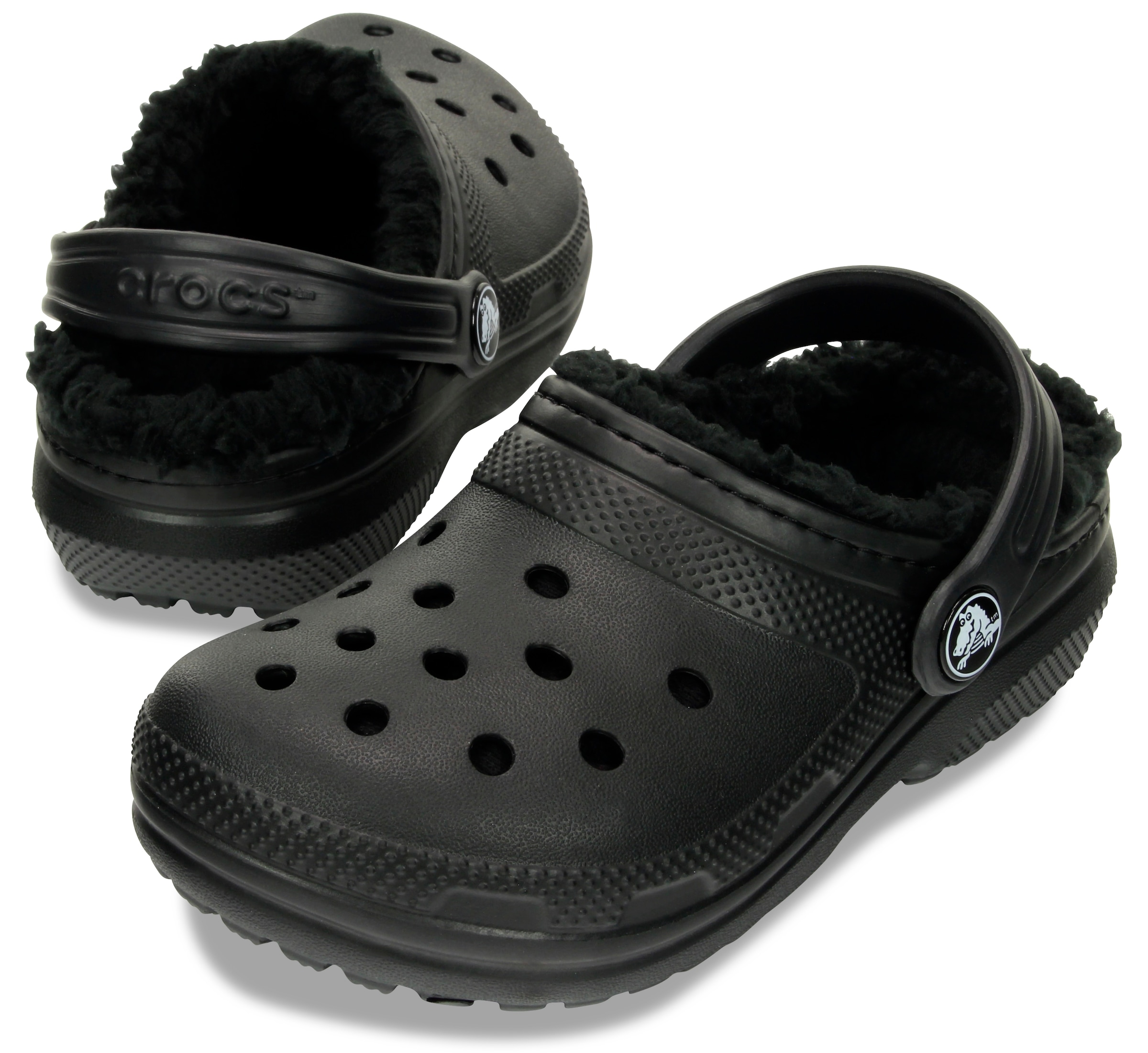 Crocs Clog »Classic Lined Clog«, Kindergartenschuh, Hausschuh mit kuscheligem Futter