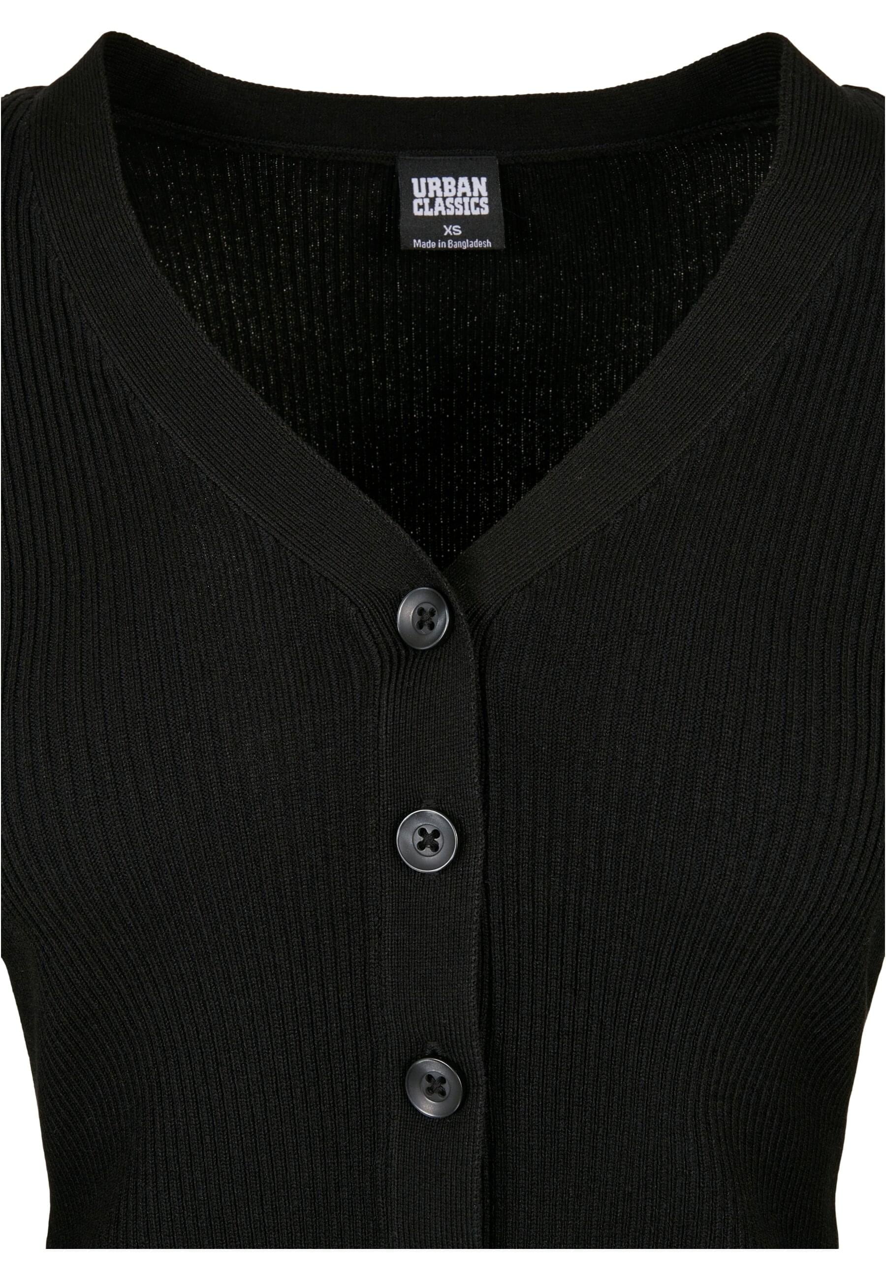 URBAN CLASSICS Strickjacke »Urban Classics Damen Ladies Short Rib Knit Cardigan«