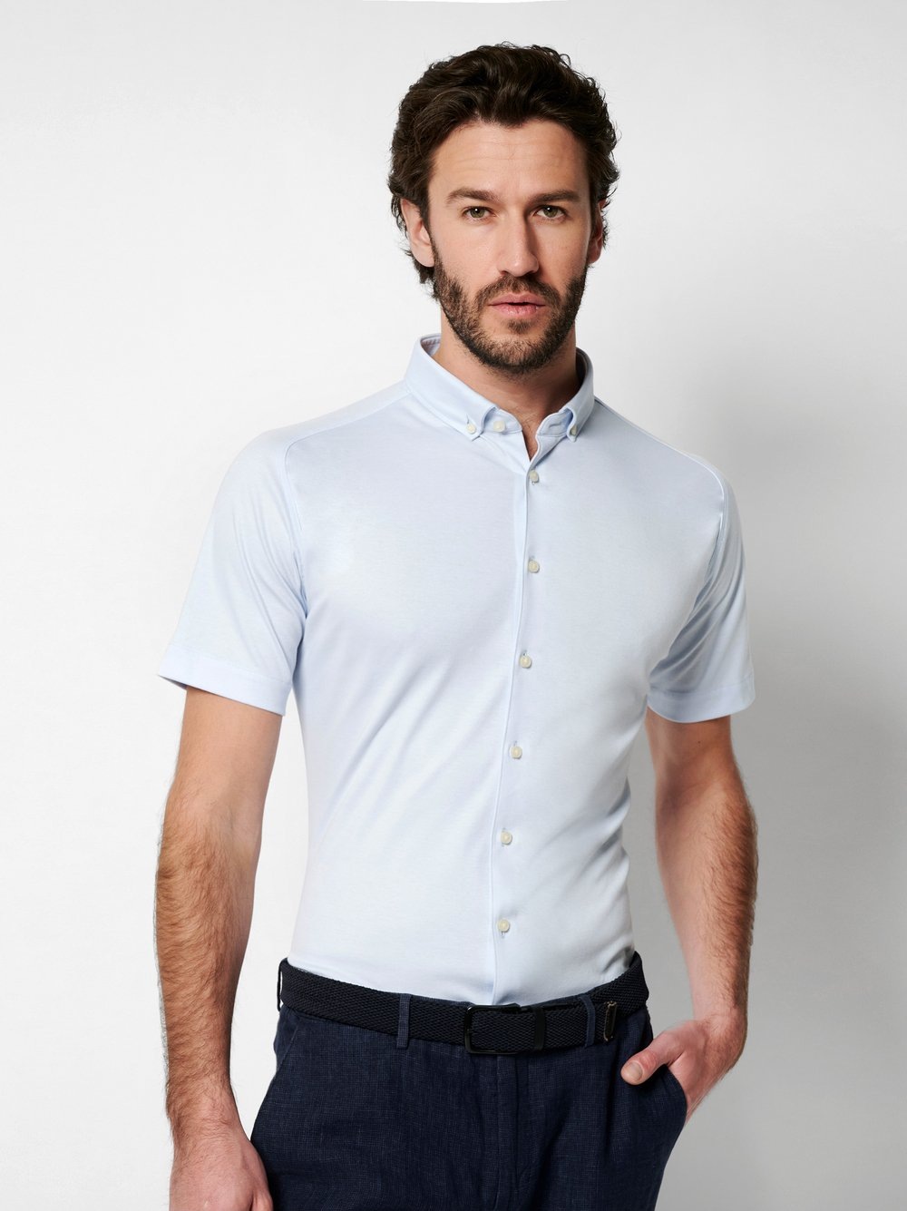 DESOTO Kurzarmhemd Casual Modern Button Down günstig online kaufen