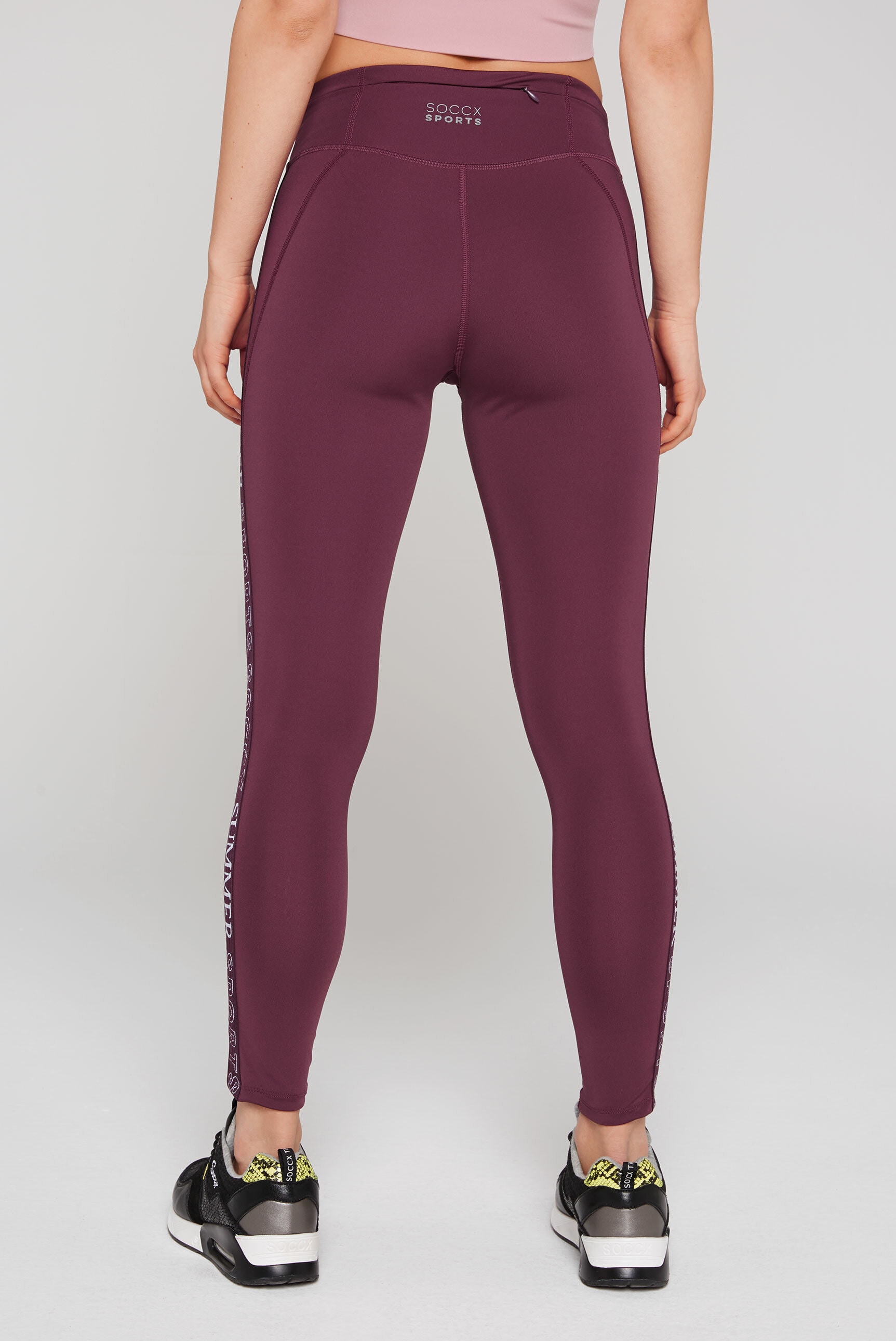 kleiner BAUR bestellen mit Bund | Reißverschlusstasche Leggings, SOCCX am hinten