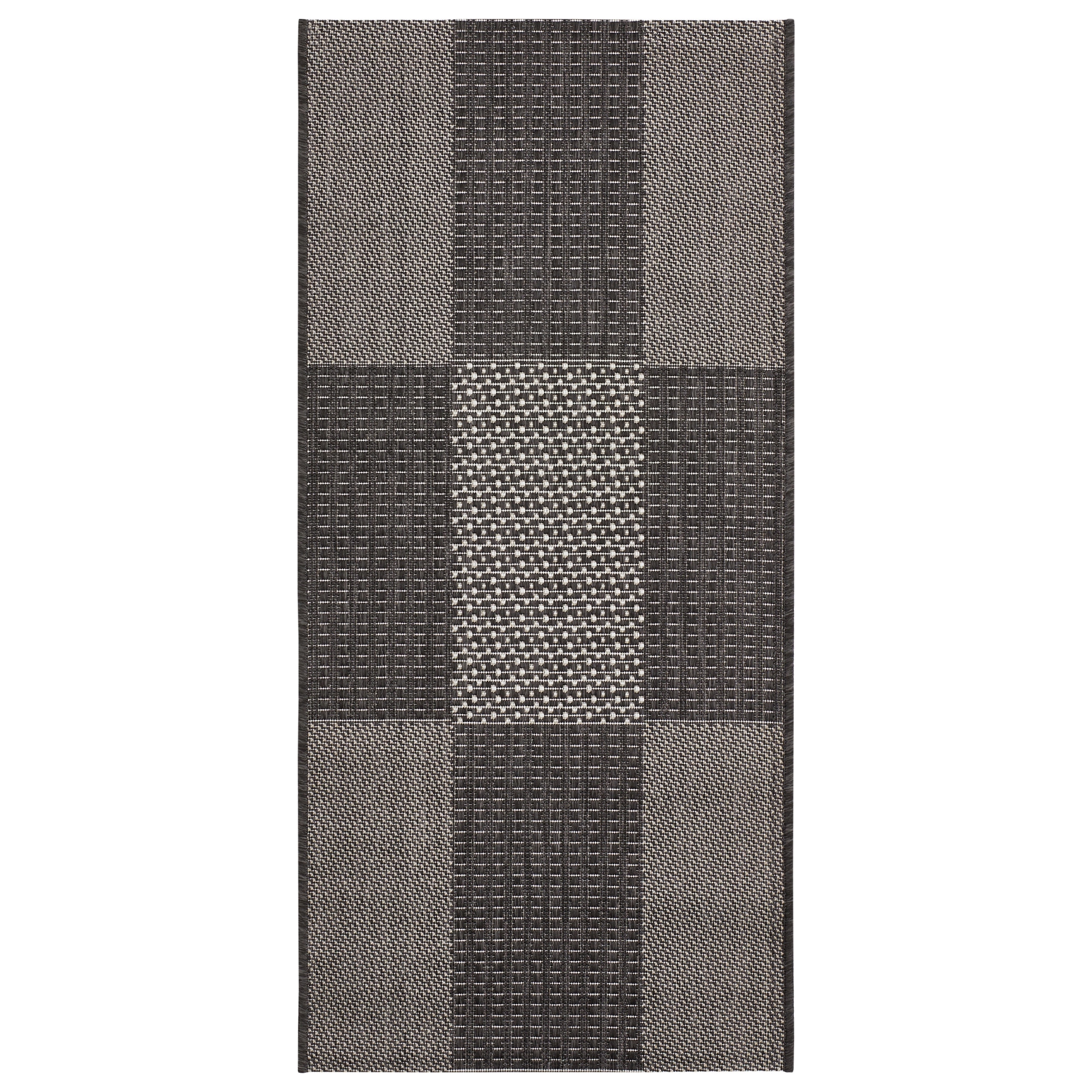 Andiamo Teppich "ARIZONA1" rechteckig 5 mm Höhe Flachgewebe, kariertes Muster, In- und Outdoor geeignet, wetterfest