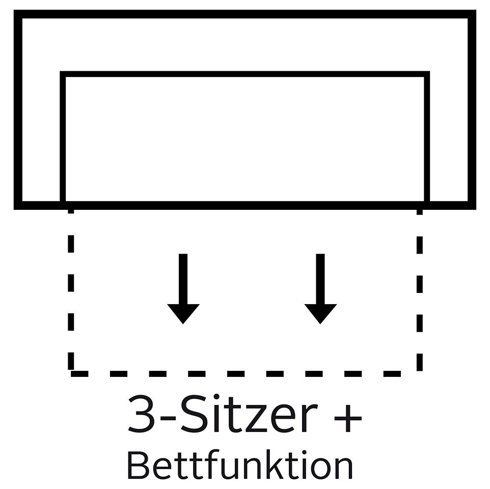 Thumbnail - Home affaire Big-Sofa "Bono"