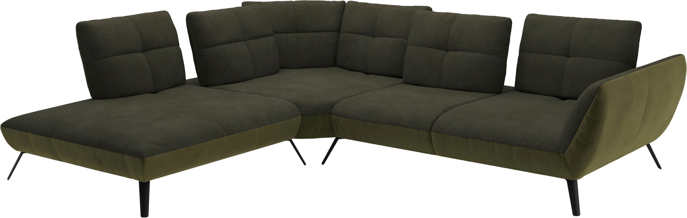 Places of Style Ecksofa »Mikado L-Form«, inkl. Sitztiefenverstellung und Armteilverstellung