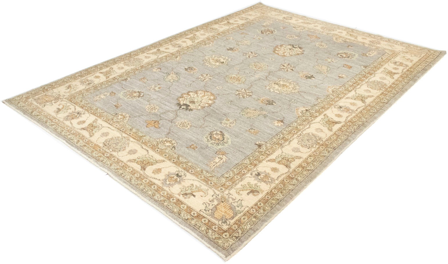 morgenland Wollteppich »Farahan Teppich handgeknüpft lila«, rechteckig