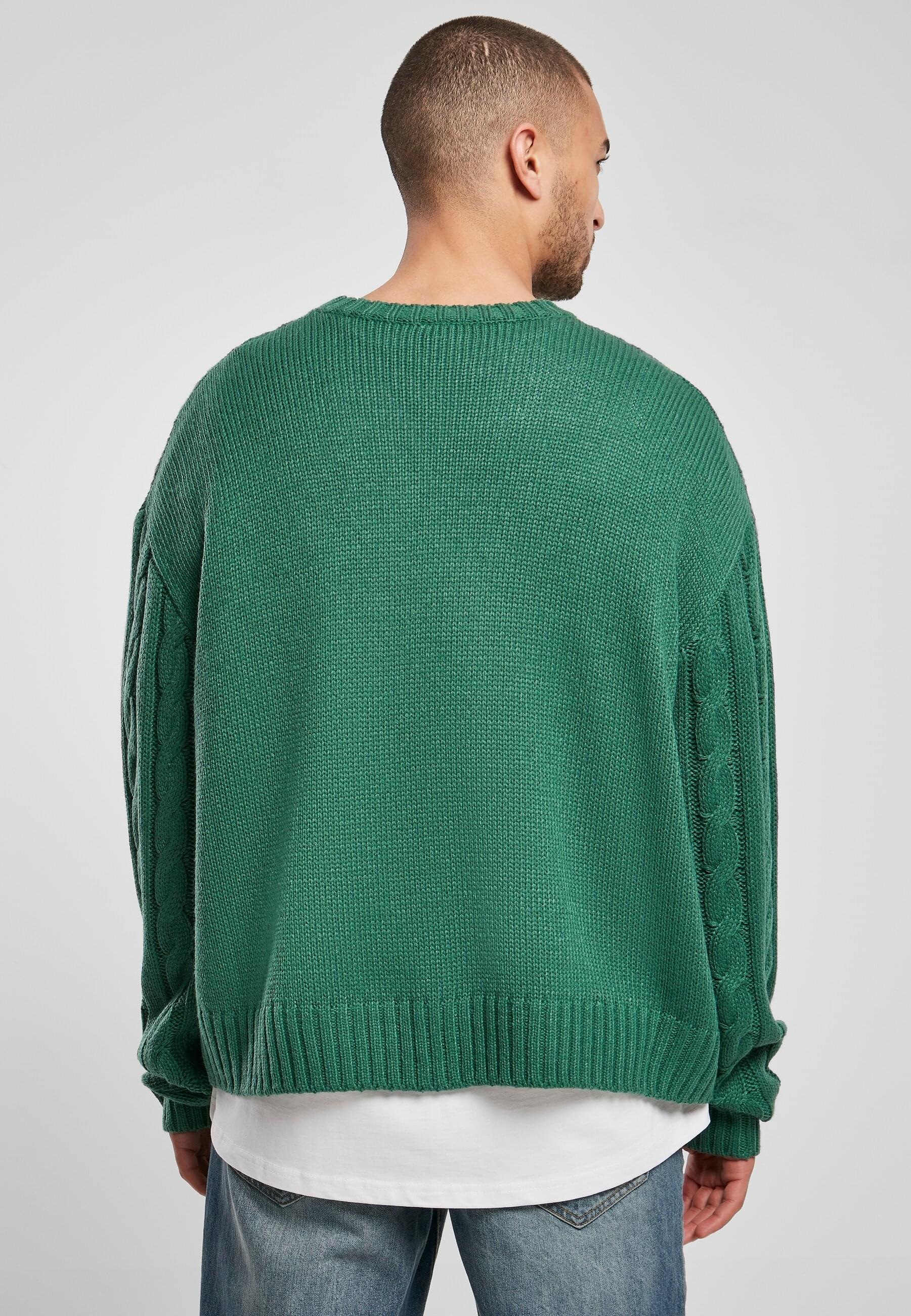 URBAN CLASSICS Rundhalspullover »Urban Classics Herren Boxy Sweater«, (1 tlg.)