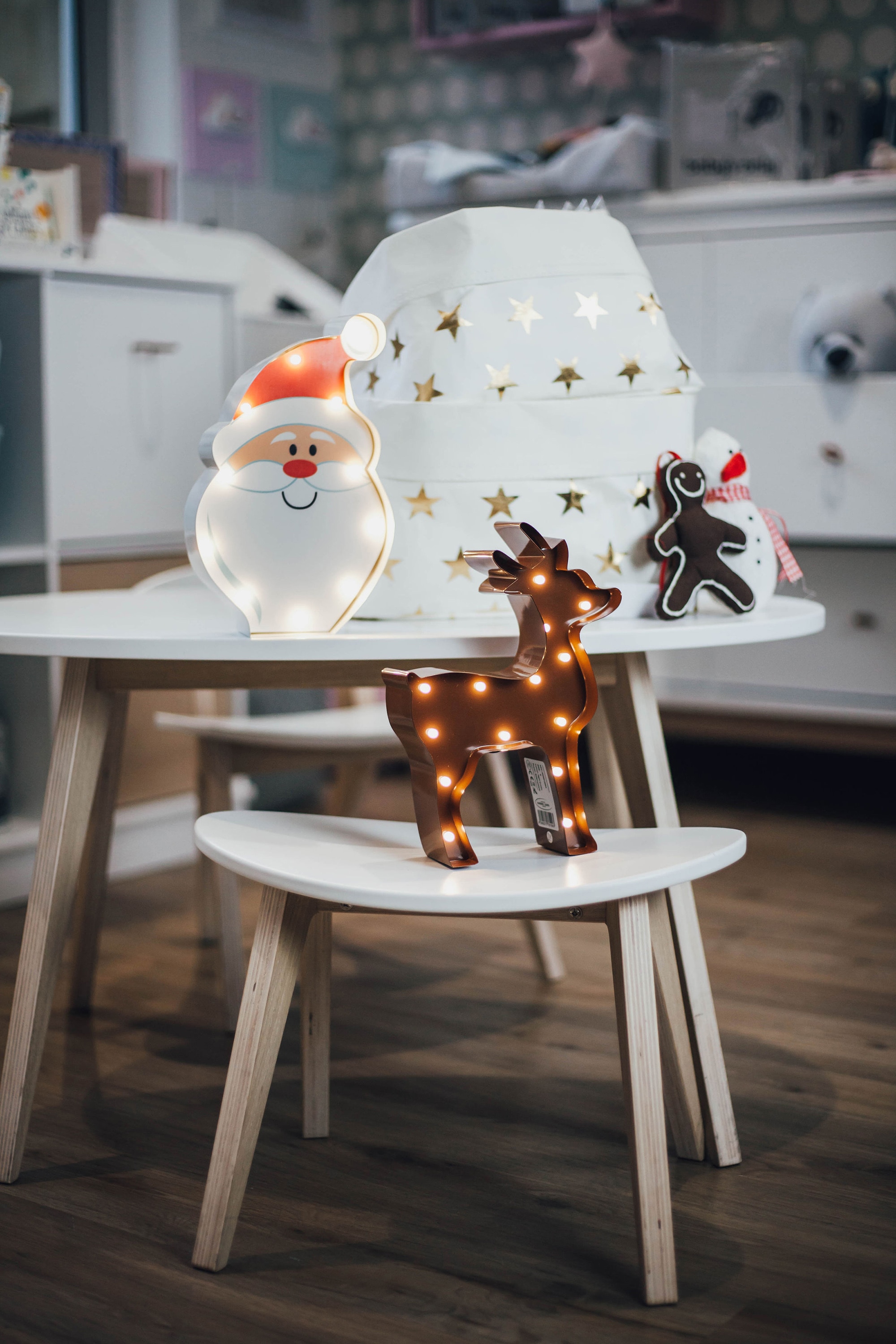 MARQUEE LIGHTS LED Dekolicht »Reindeer«, 14 flammig, Leuchtmittel LED-Modul | LED fest integriert, Wandlampe, Tischlampe Rentier, Weihnachten 14 Leuchtmittel - 23x16 cm