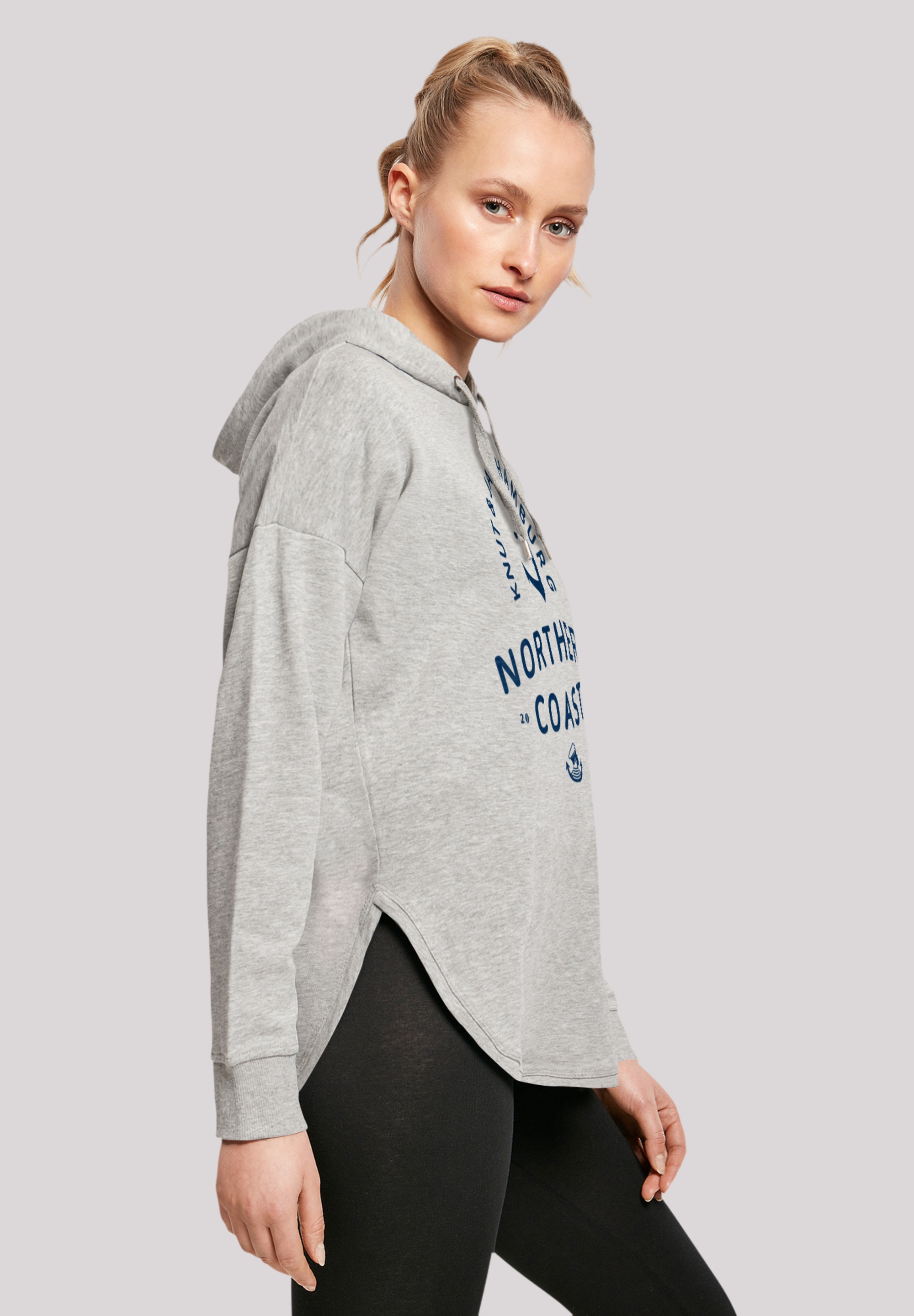 F4NT4STIC Kapuzenpullover »Nordsee Knut & Jan Hamburg«, Print