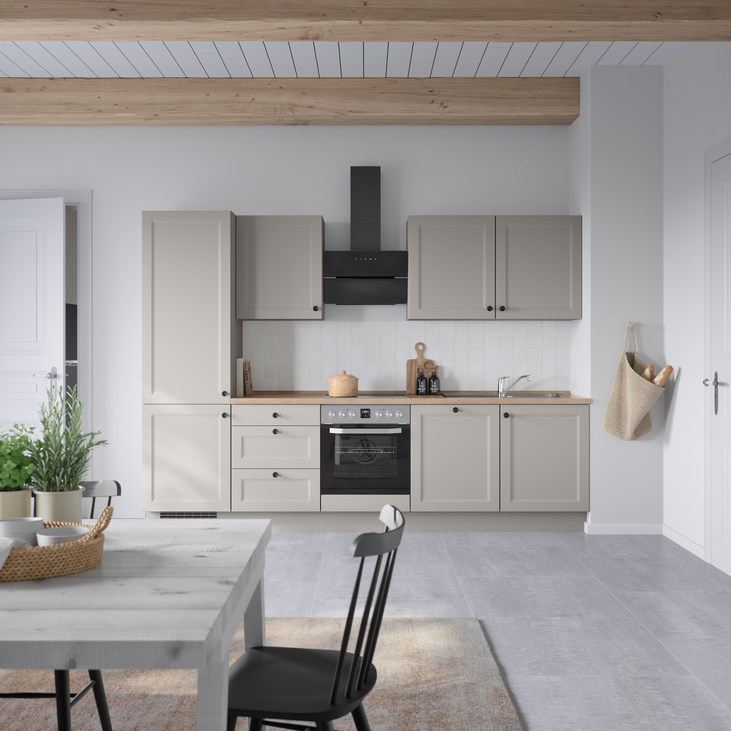 nobilia® Küchenzeile »"Cascada II"«, vormontiert, Breite 300 cm, Ausrichtung wählbar, wahlw. mit E-Geräten