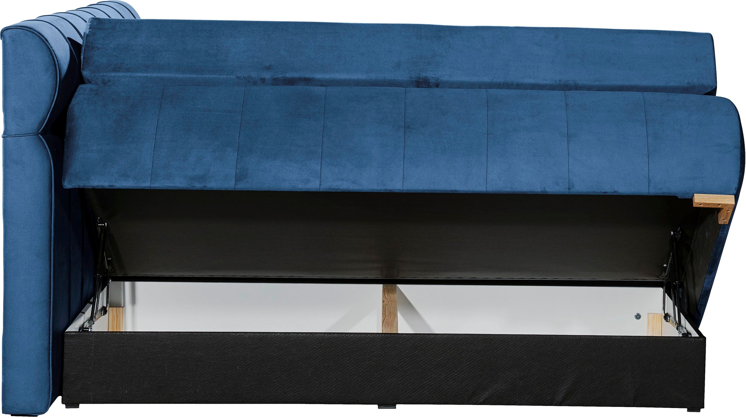 Places of Style Boxspringbett »Felicia«, in H4, inkl. Topper und Bettkasten