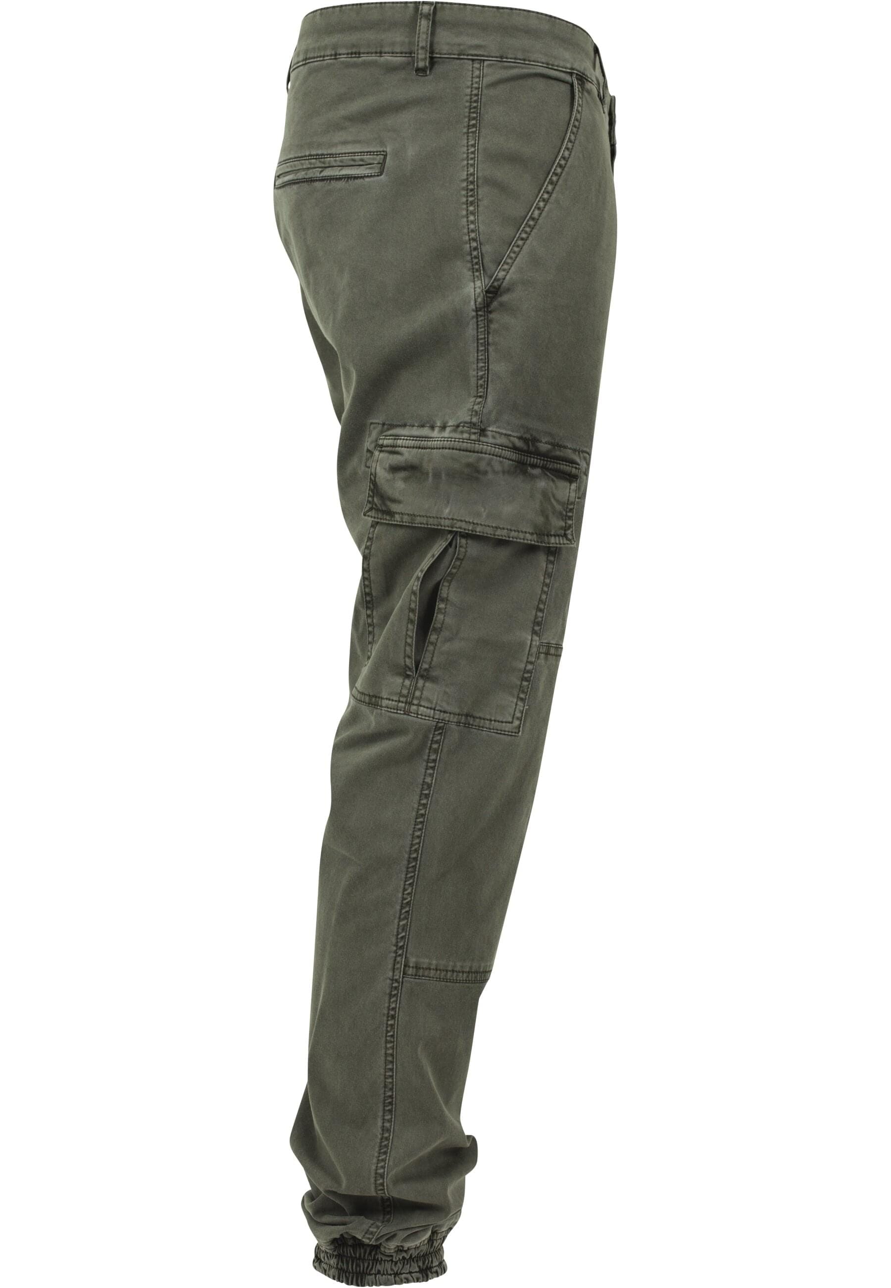 URBAN CLASSICS Cargohose »Urban Classics Herren Washed Cargo Twill Jogging Pants«, (1 tlg.)
