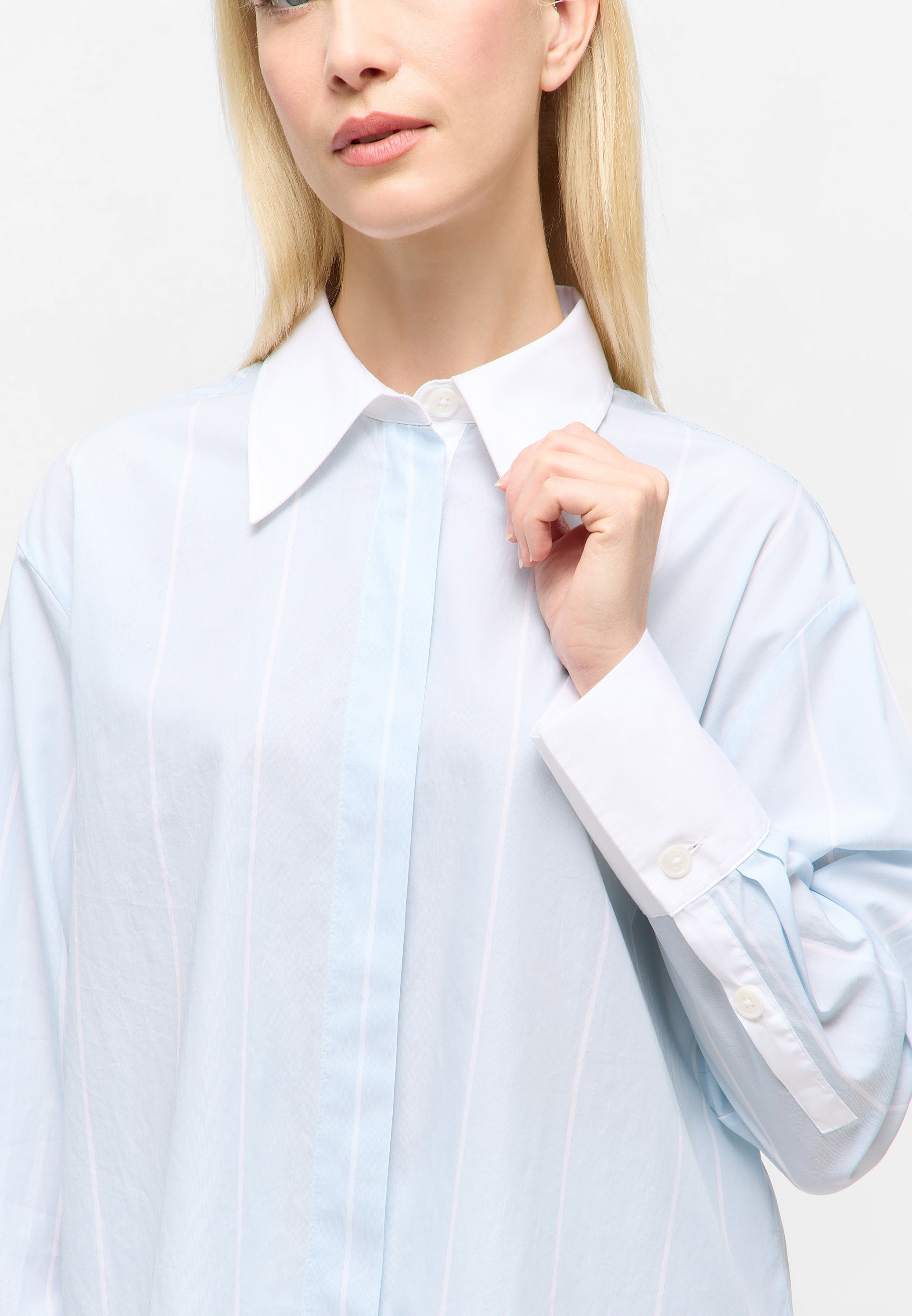 Eterna Hemdbluse »OVERSIZE FIT« EASY IRON (bügelleicht)