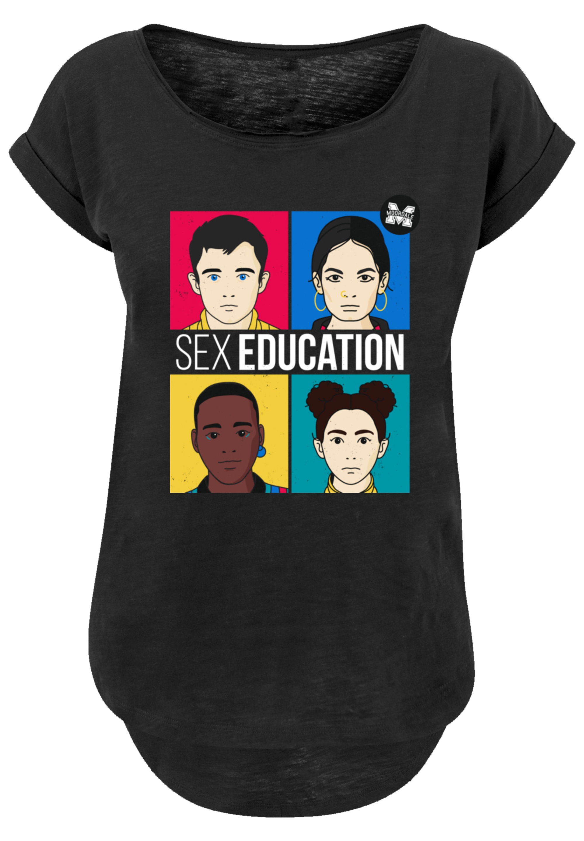 F4NT4STIC T-Shirt »Sex Education Teen Illustrated Netflix TV Series«, Premium Qualität