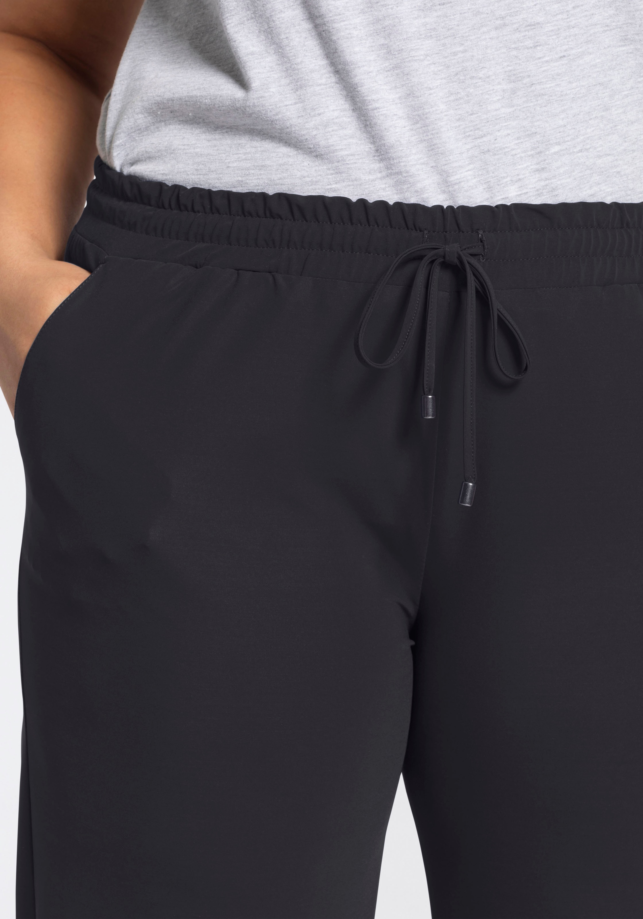 KJBRAND Babsie 7/8 Cropped Trousers Black 46 2