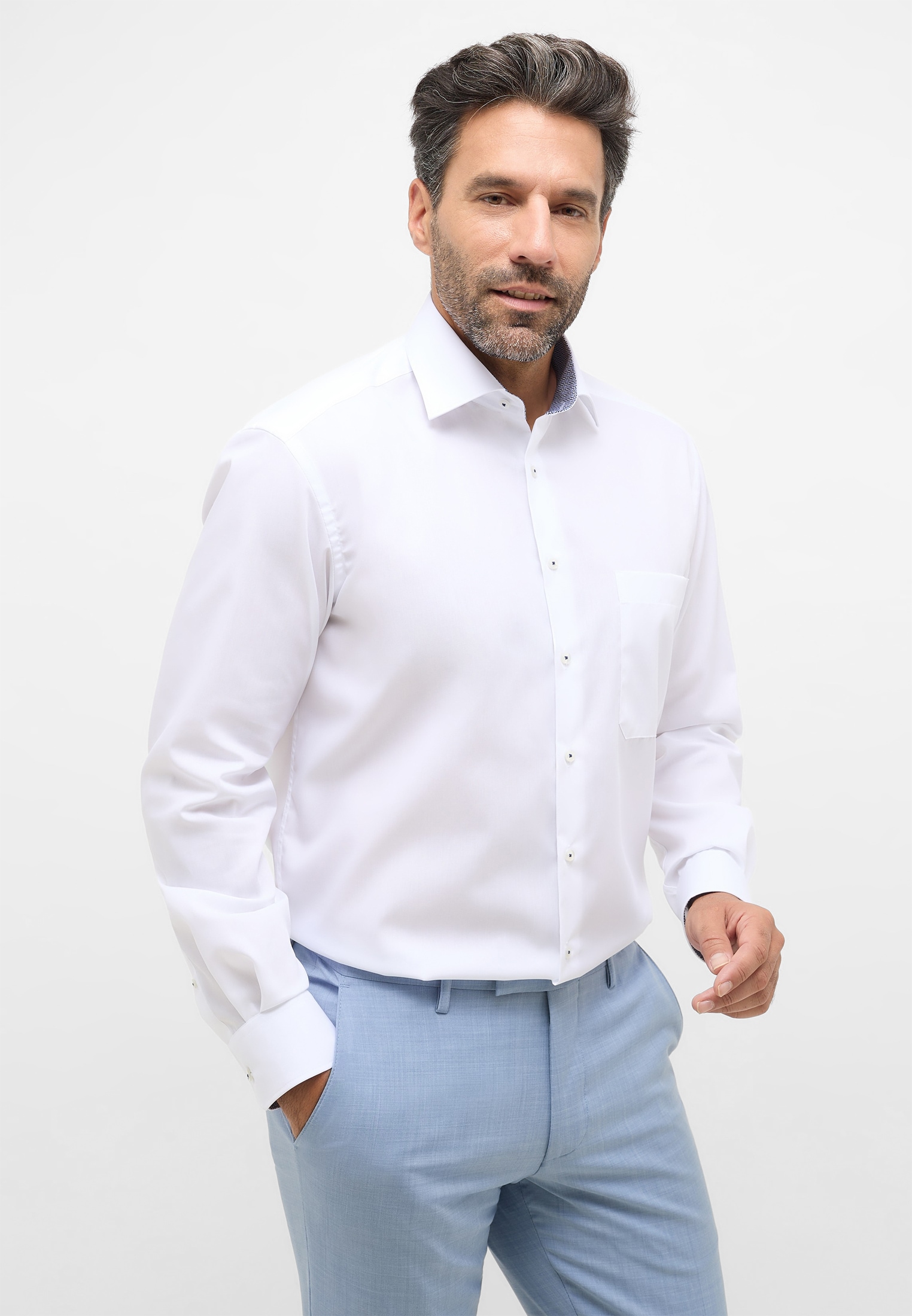 Eterna Langarmhemd "COMFORT FIT", NON IRON (bügelfrei) günstig online kaufen