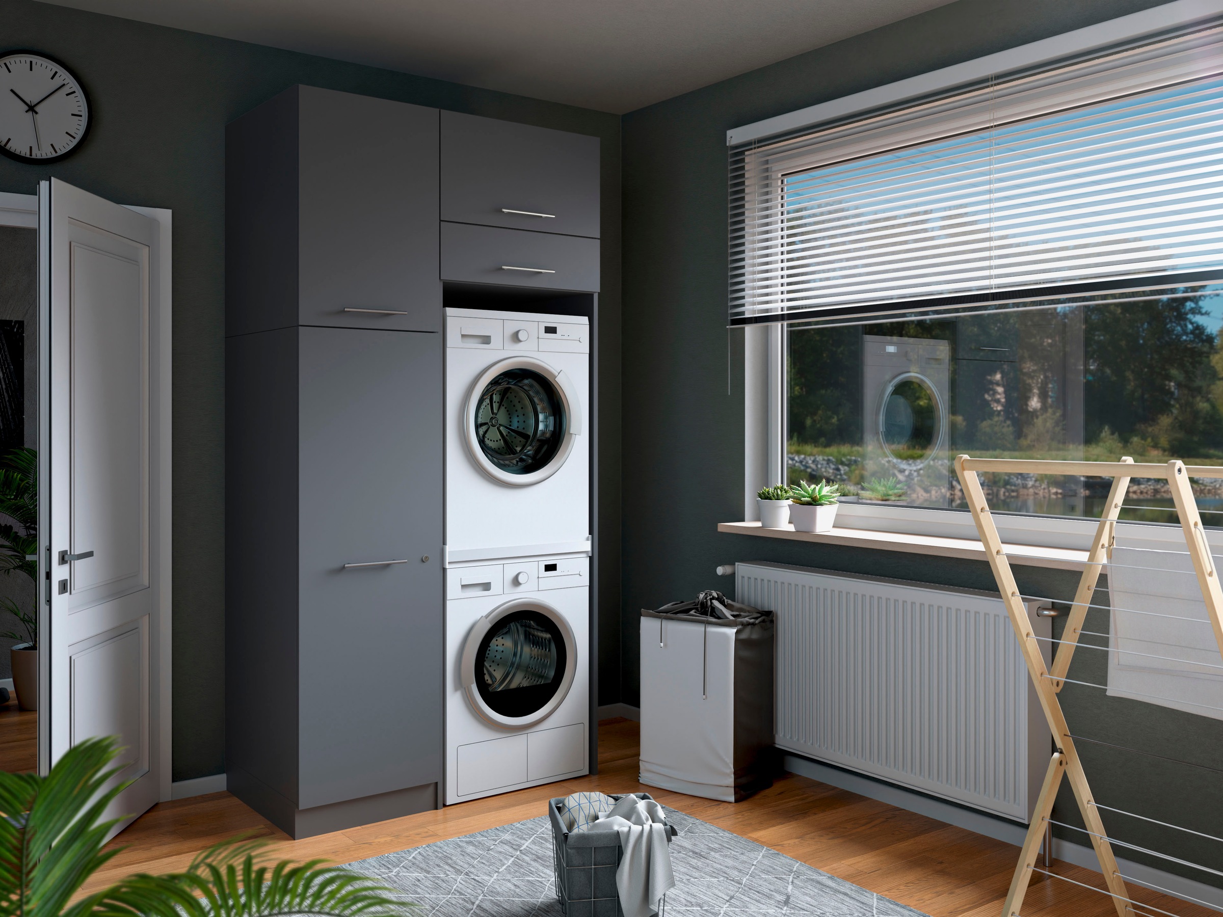 Laundreezy Mehrzweckschrank-Set "Laundreezy, 4-tlg. Mehrzweckschrank-Set B/ günstig online kaufen