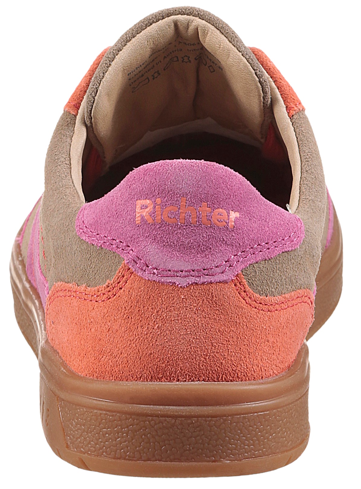 Richter Sneaker »1893 WMS: mittel«, Schnürschuhin cooler Farbkombi, Größenschablone zum Download