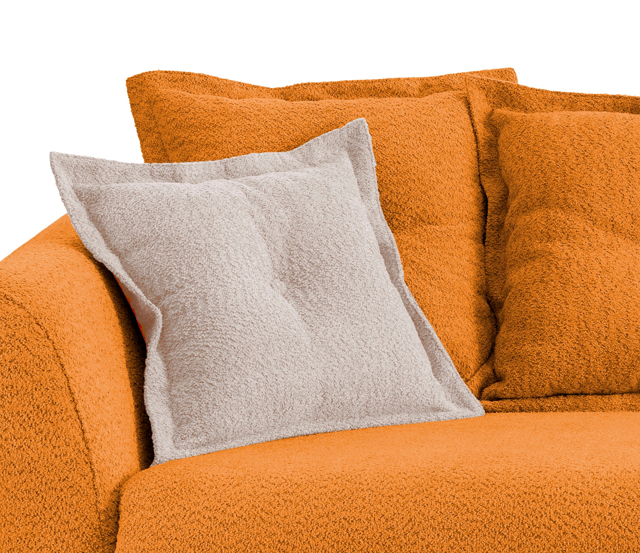 Home affaire 3-Sitzer »Baggio modern und romantisches Design, bequem«, Zierkissen inklusive