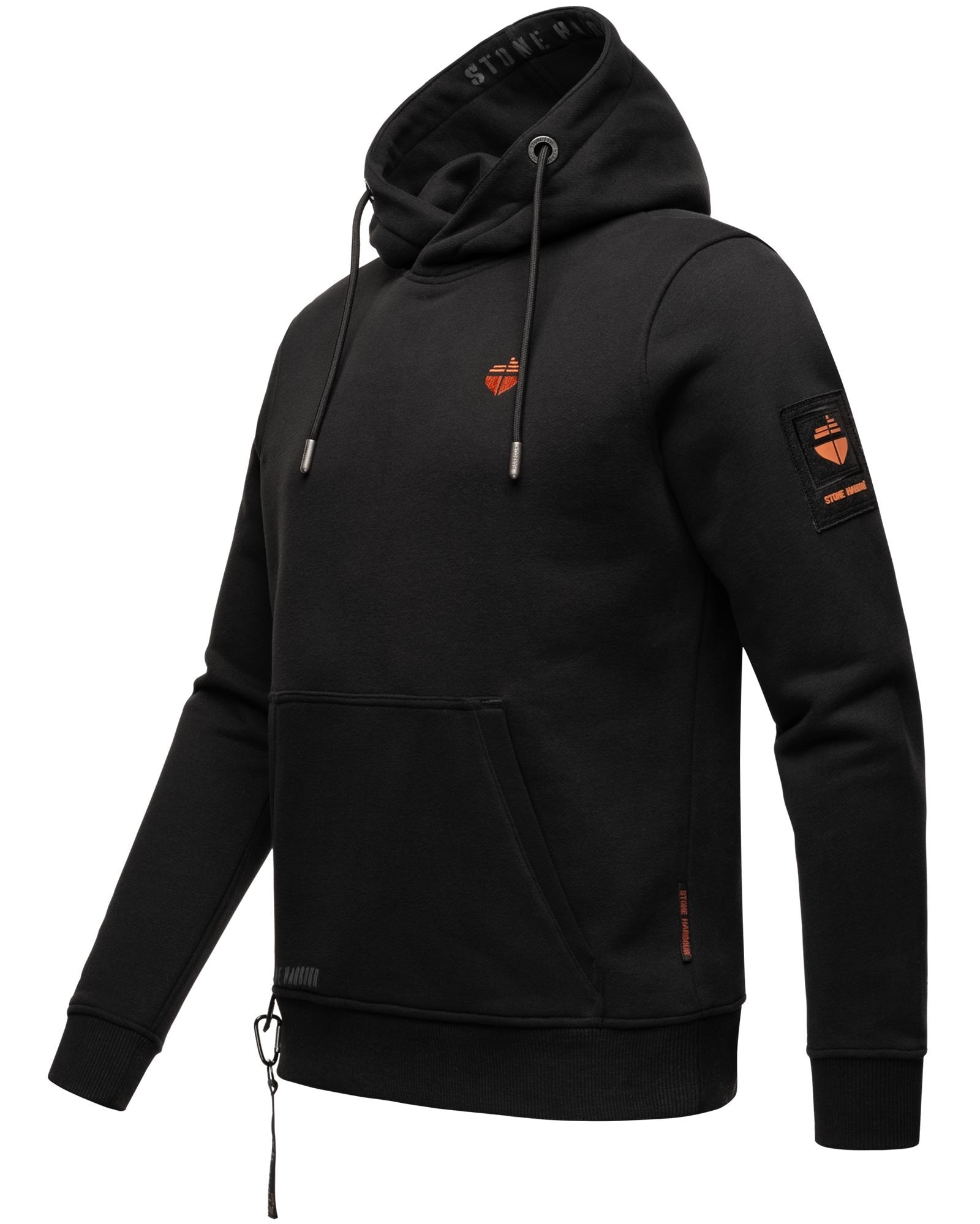 Stone Harbour Sweater »Crazy Frank«, sportlicher Herren Hoodie mit Tunnelzugkordeln