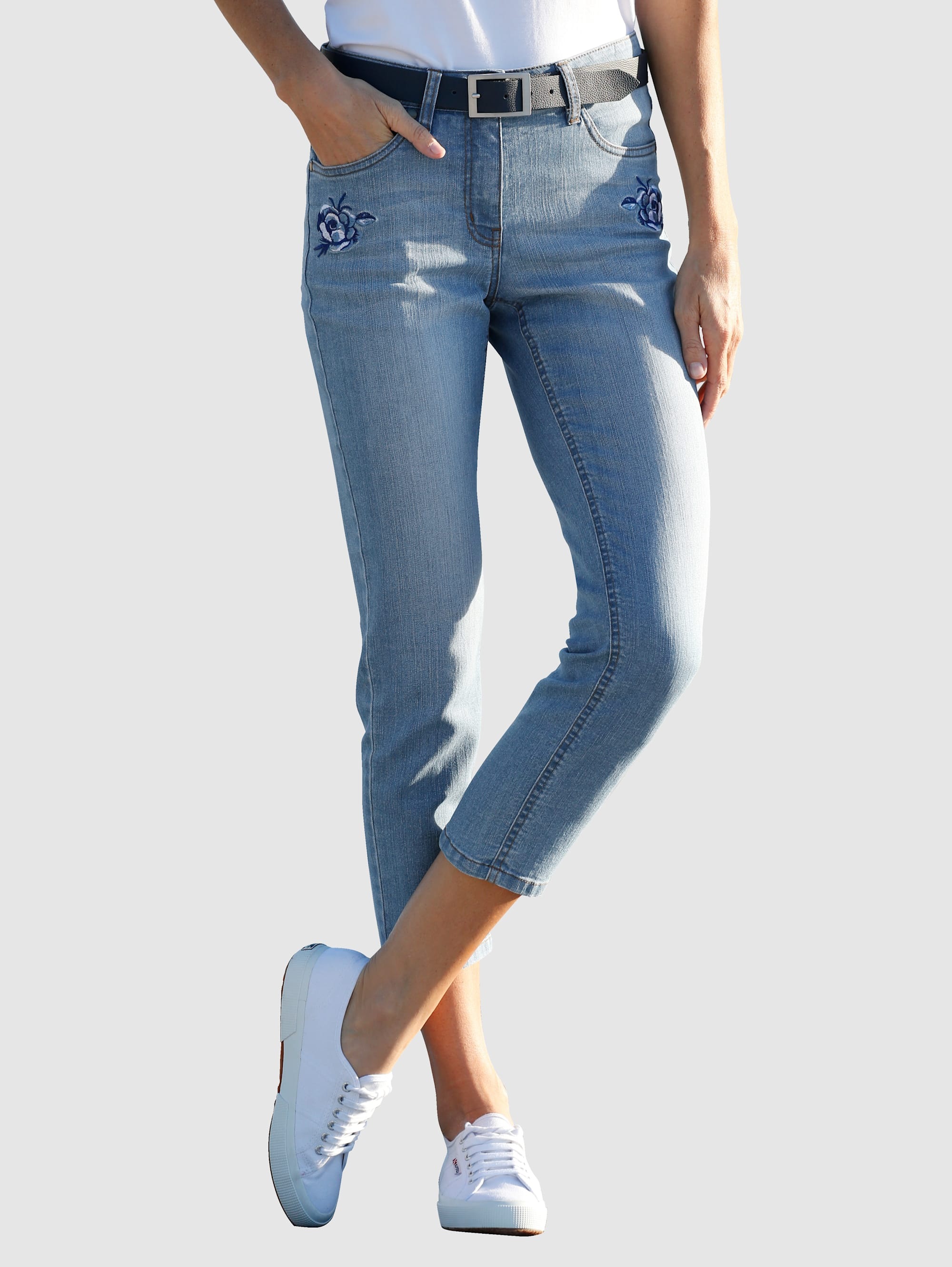 Capri Jeans Schone 3 4 Jeans Fur Damen Kaufen Baur