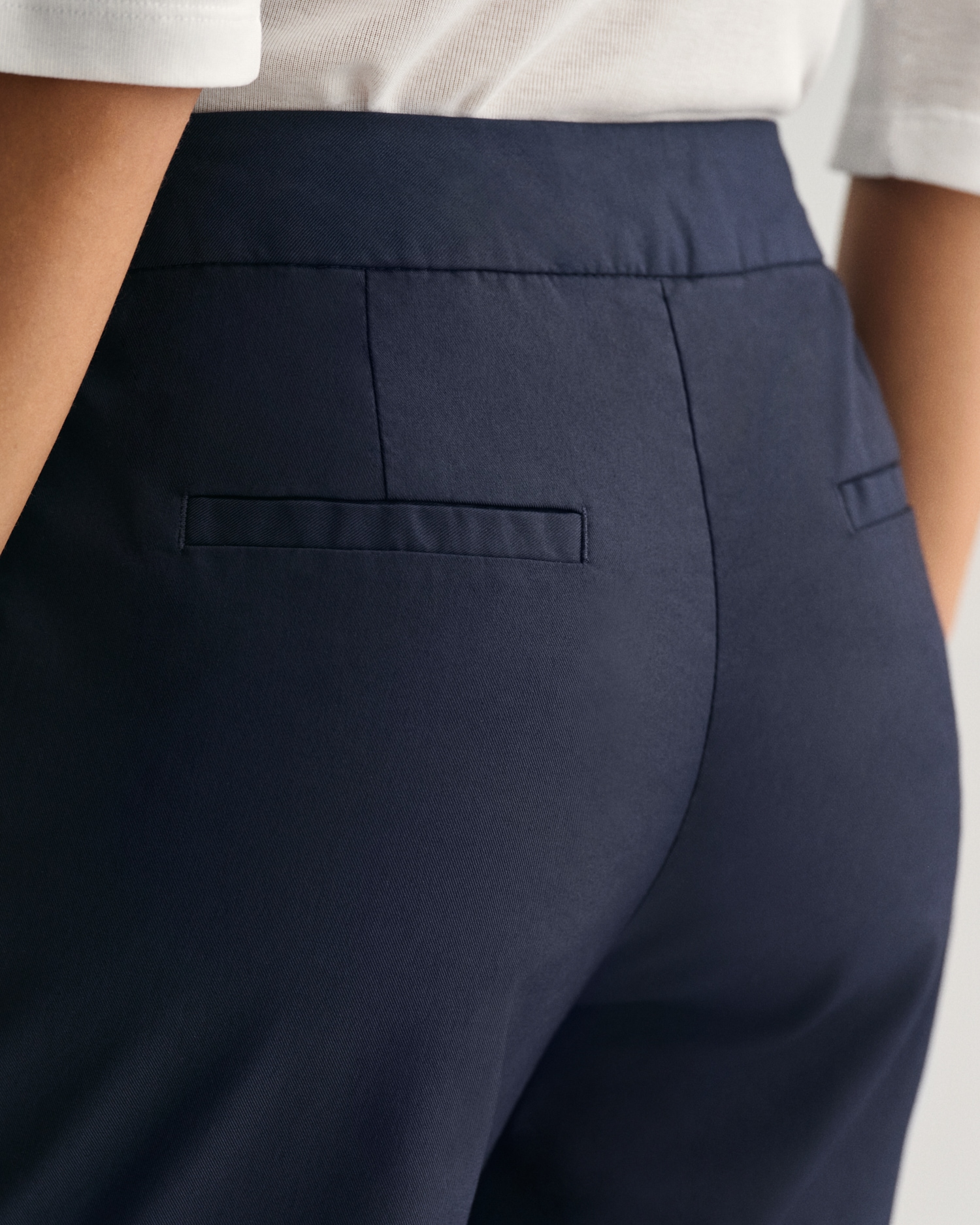 Gant Stoffhose »SLIM SLACK«, mit Bügelfalten an Vorder- und Rückseite