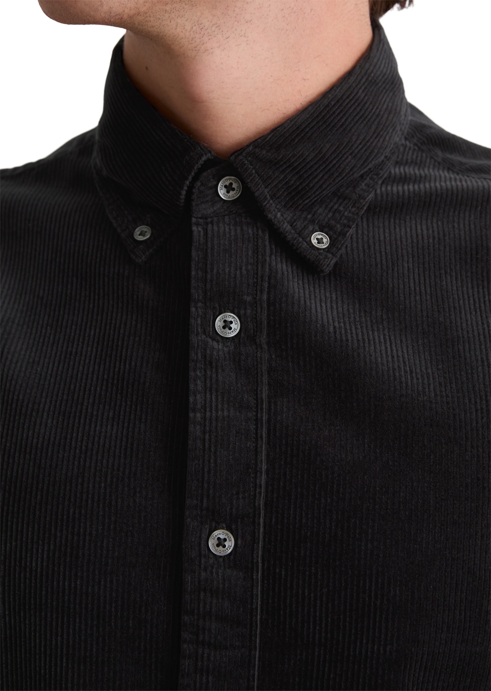 Marc O'Polo Langarmhemd »mit Button-Down-Kragen«