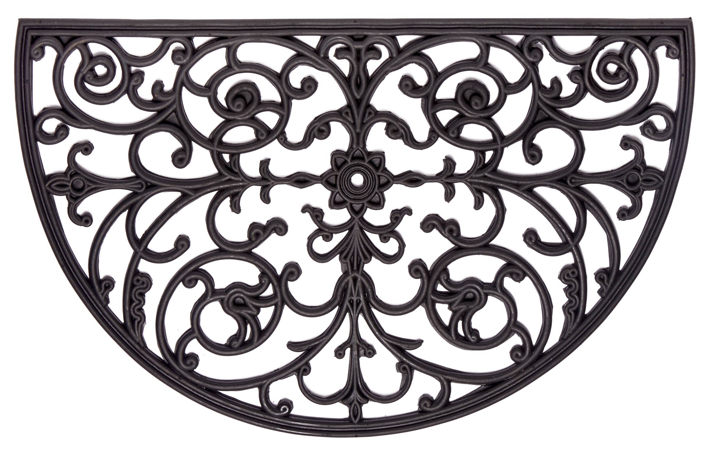 HANSE Home Fußmatte "Ornaments, Türmatte" halbrund 10 mm Höhe Gummi, Schmut günstig online kaufen