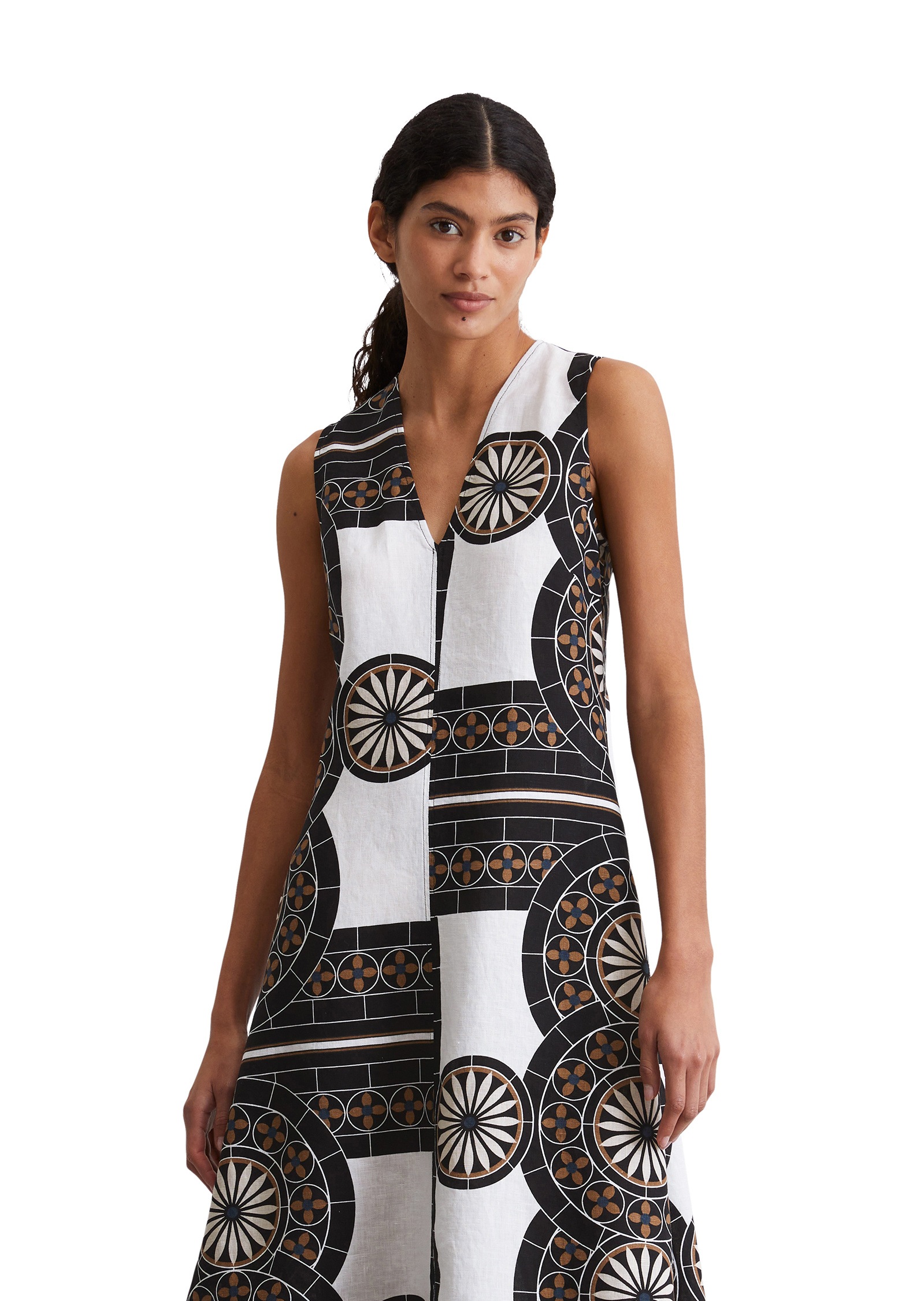 Marc OPolo Midikleid "mit Print-Muster" günstig online kaufen