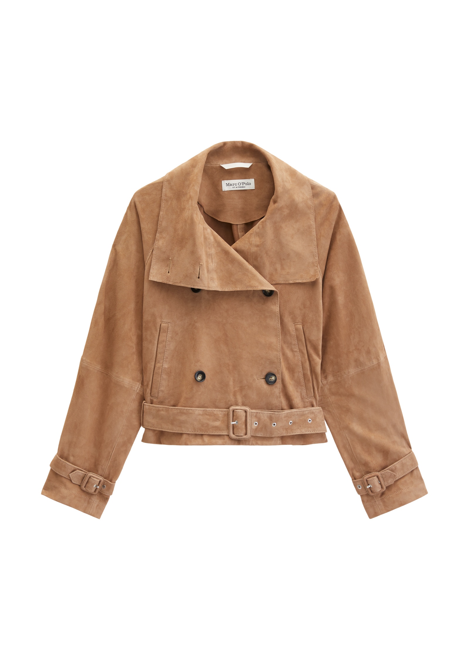 Marc O'Polo Lederjacke »aus softem Ziegenvelours-Leder«