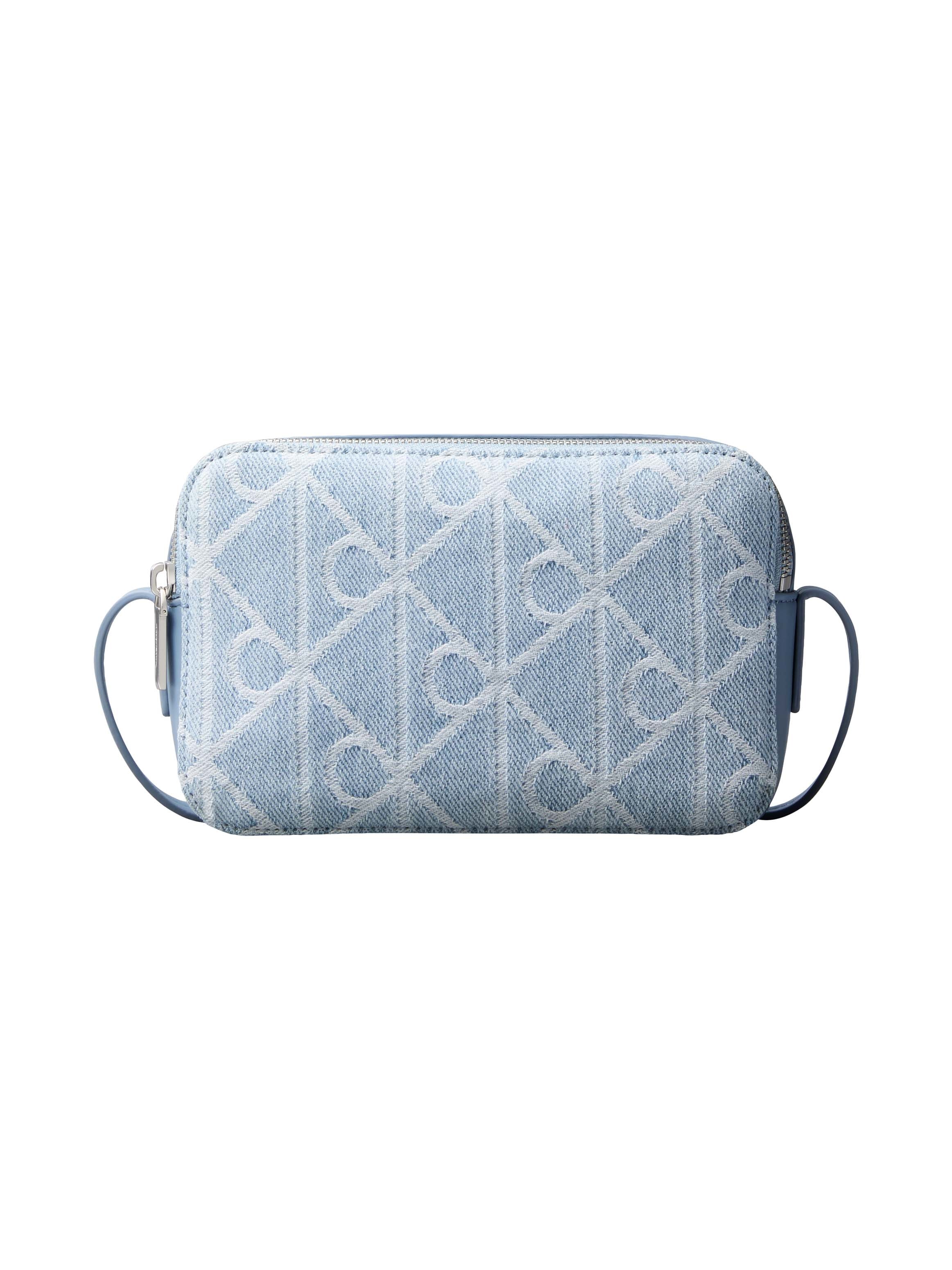 Calvin Klein Mini Bag "EMBLEM AOP DENIM CAMERA BAG" kleine Umhängetasche, T günstig online kaufen