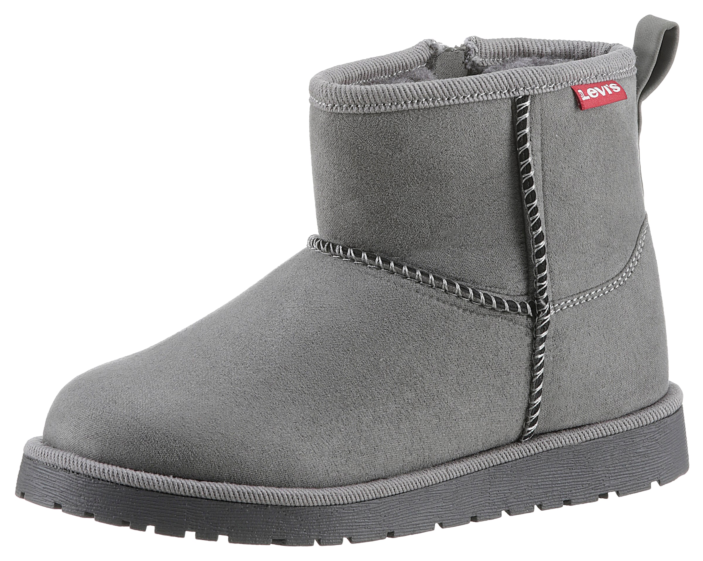 Winterboots »LEVIS® NEW WAVE«, Winterschuh, Reißverschluss-Stiefel mit kuscheligem...