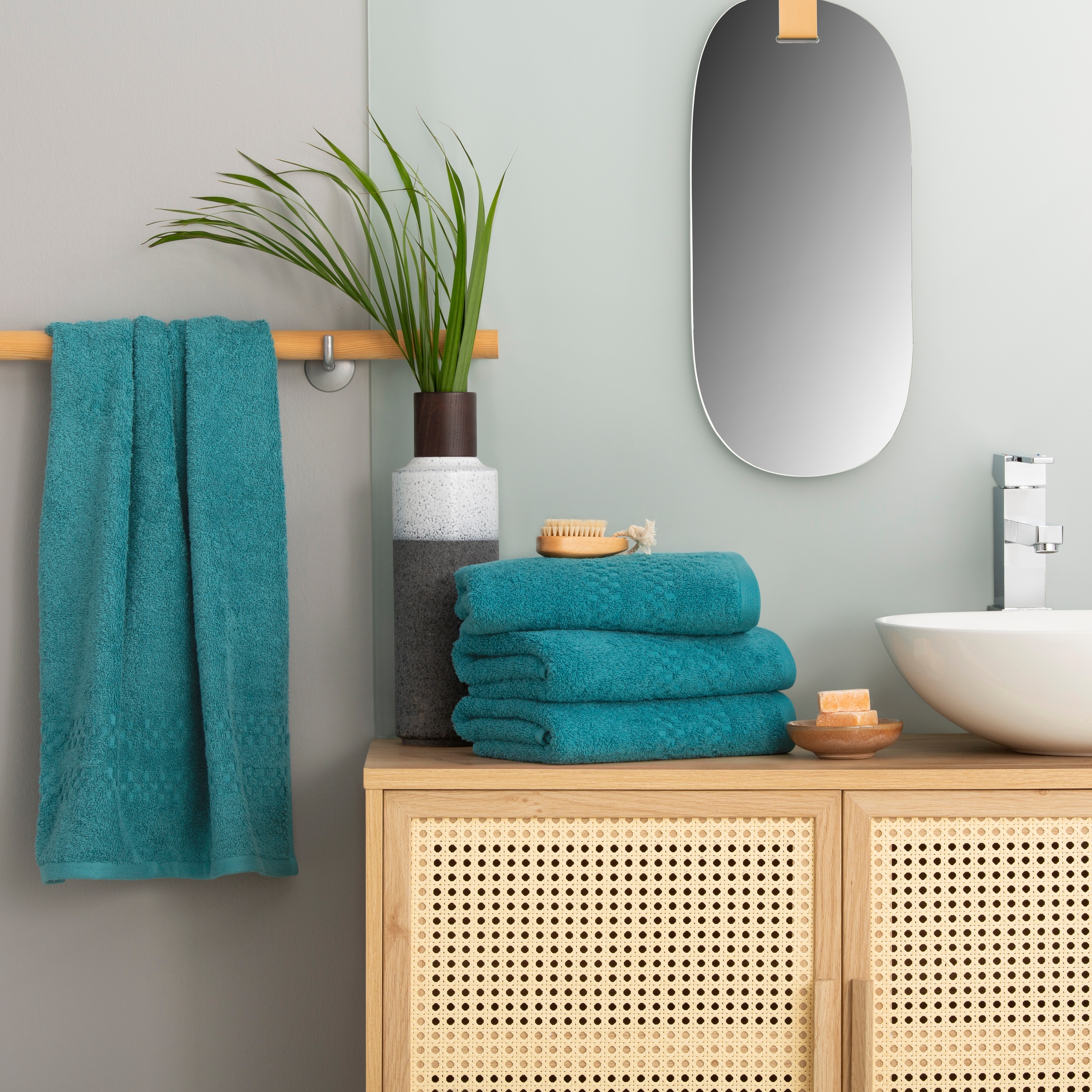 my home Handtuch "Regona, Handtücher (50x100cm), flauschig und weich, 500gr günstig online kaufen