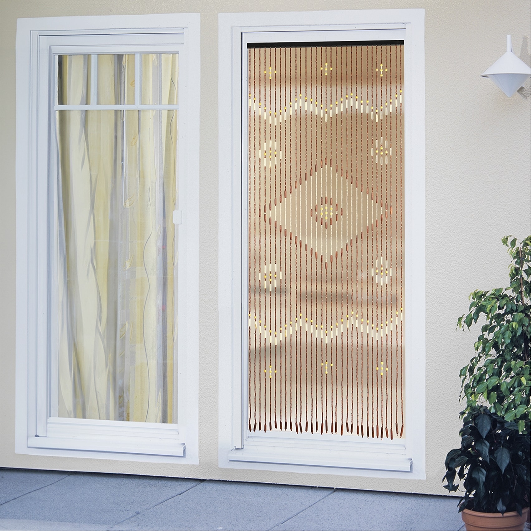 Maximex Insektenschutz-Vorhang »Türvorhang - Holzperlen« 1 Stk. tlg.