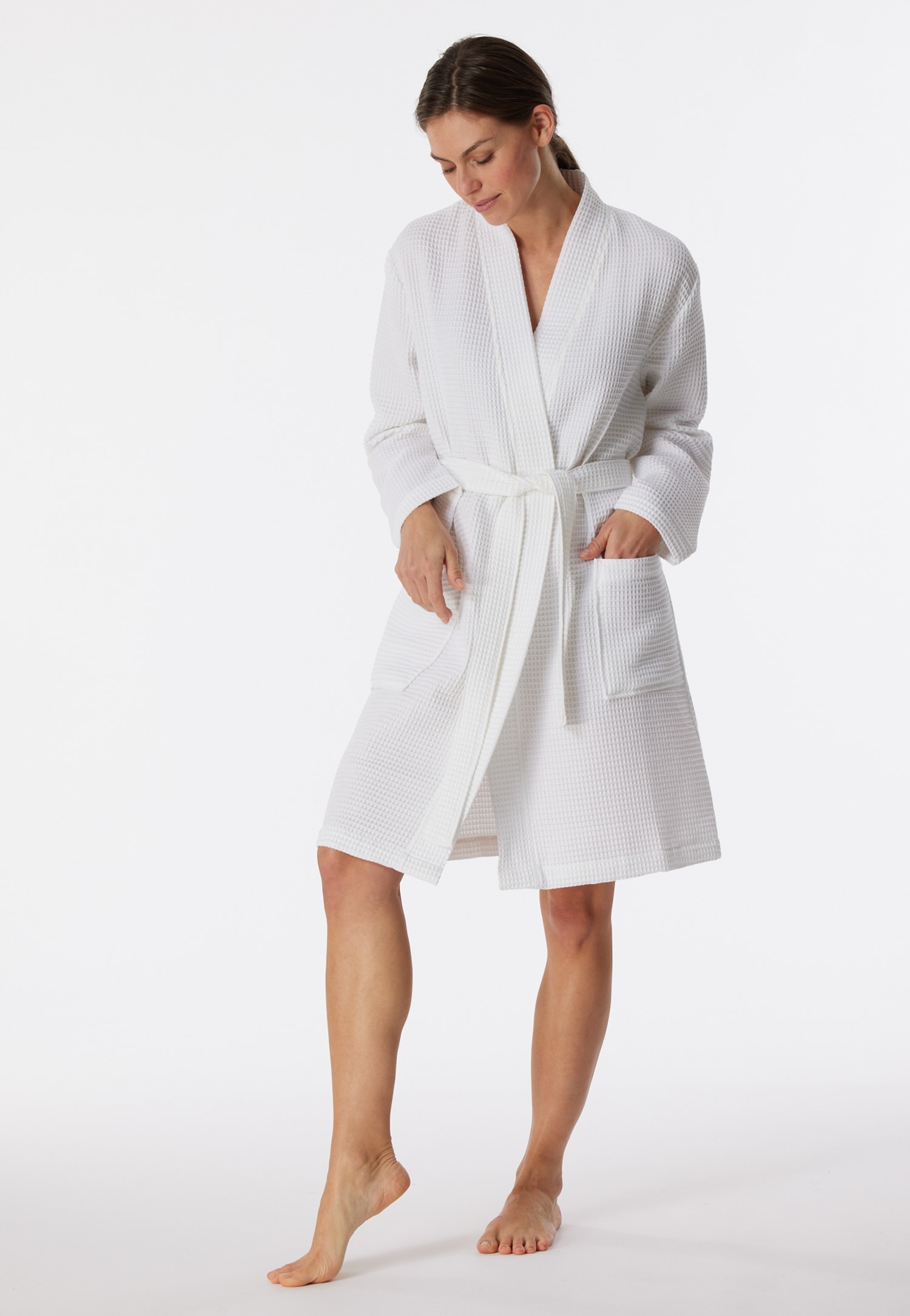 Schiesser Damenbademantel ""Original Classics"", mit klassischen Kimono-Sch günstig online kaufen