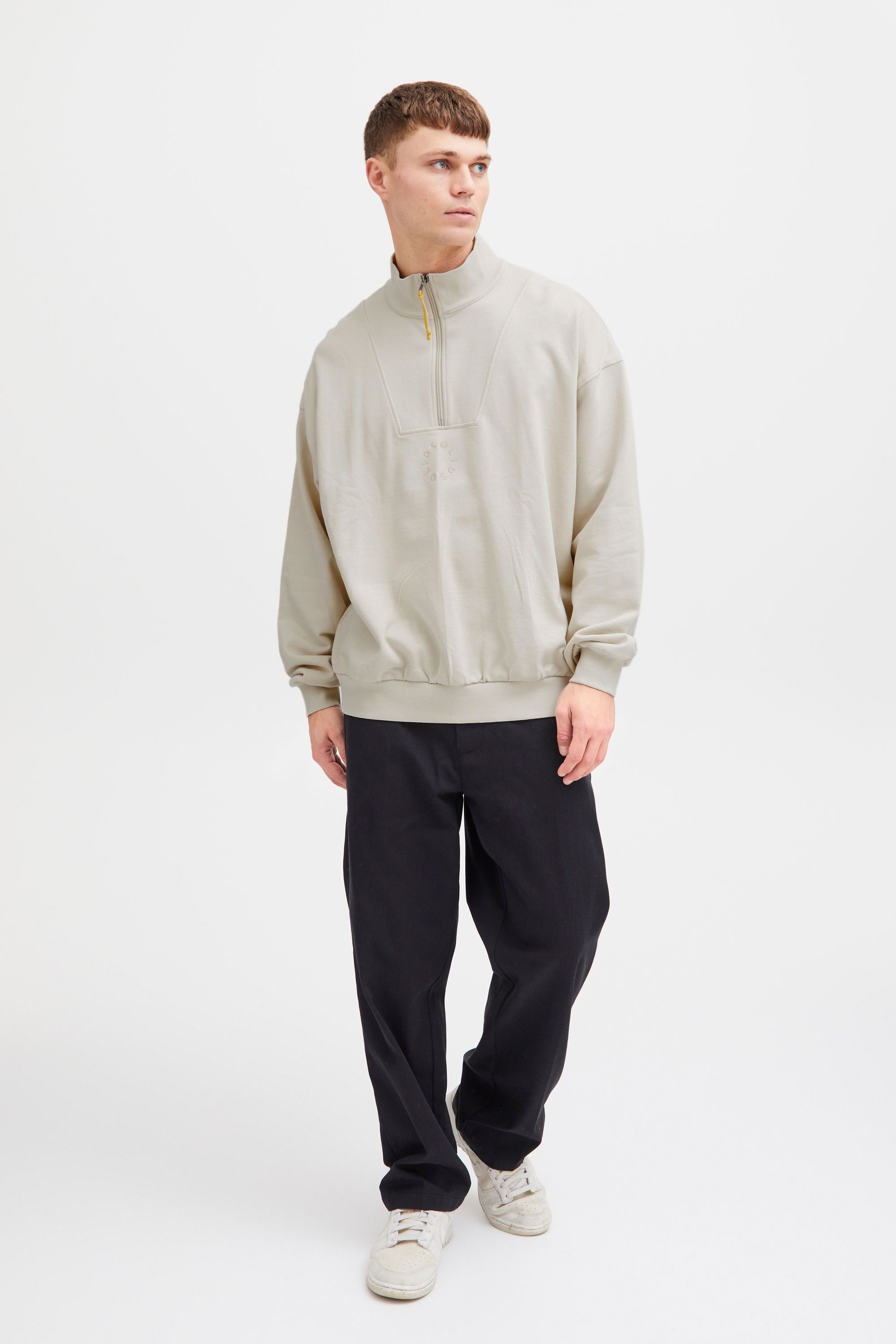 !Solid Longpullover »Sweatshirt SDIlham«