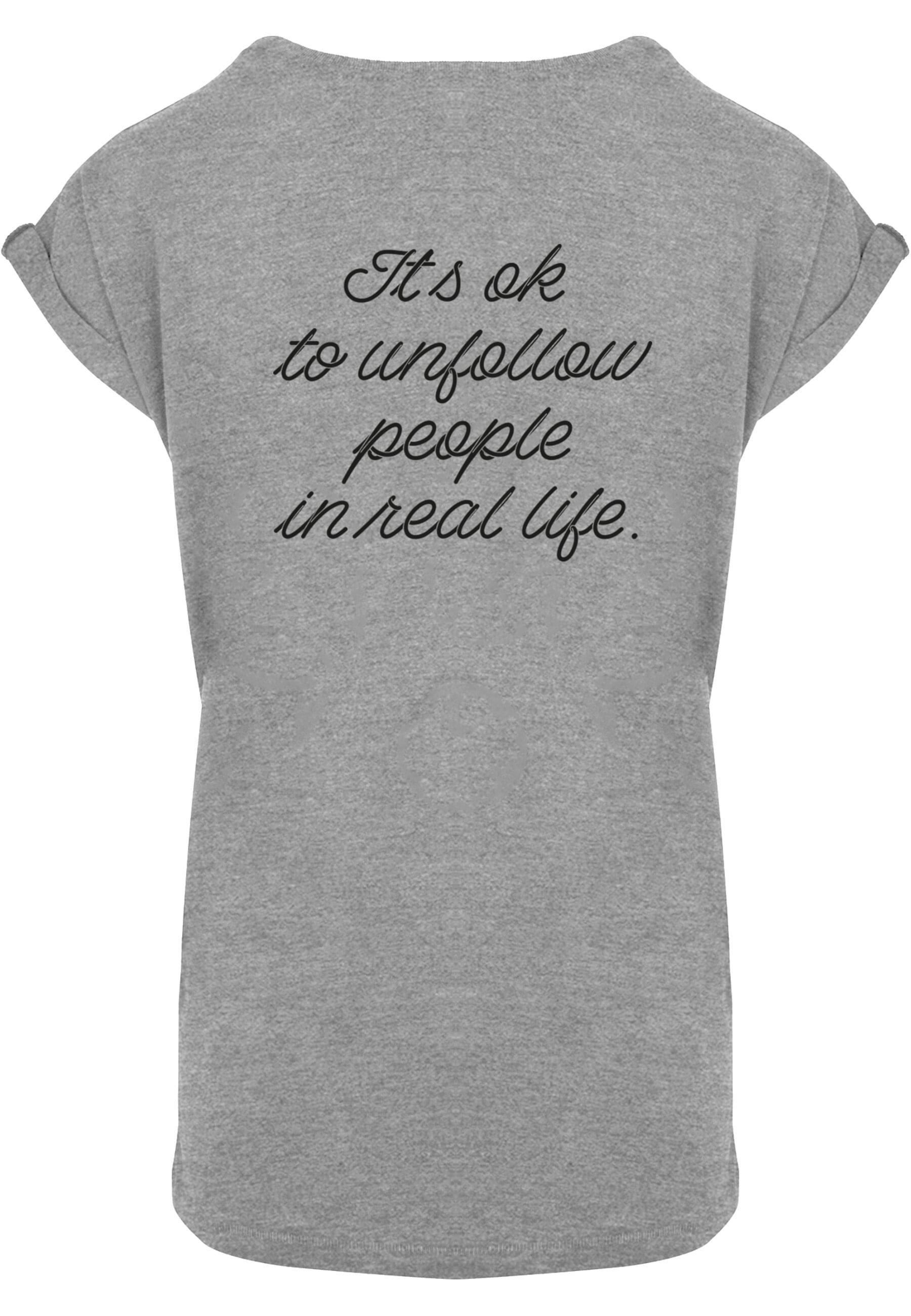 Merchcode T-Shirt "Merchcode Damen Ladies Heartbreak Extended Shoulder Tee" günstig online kaufen