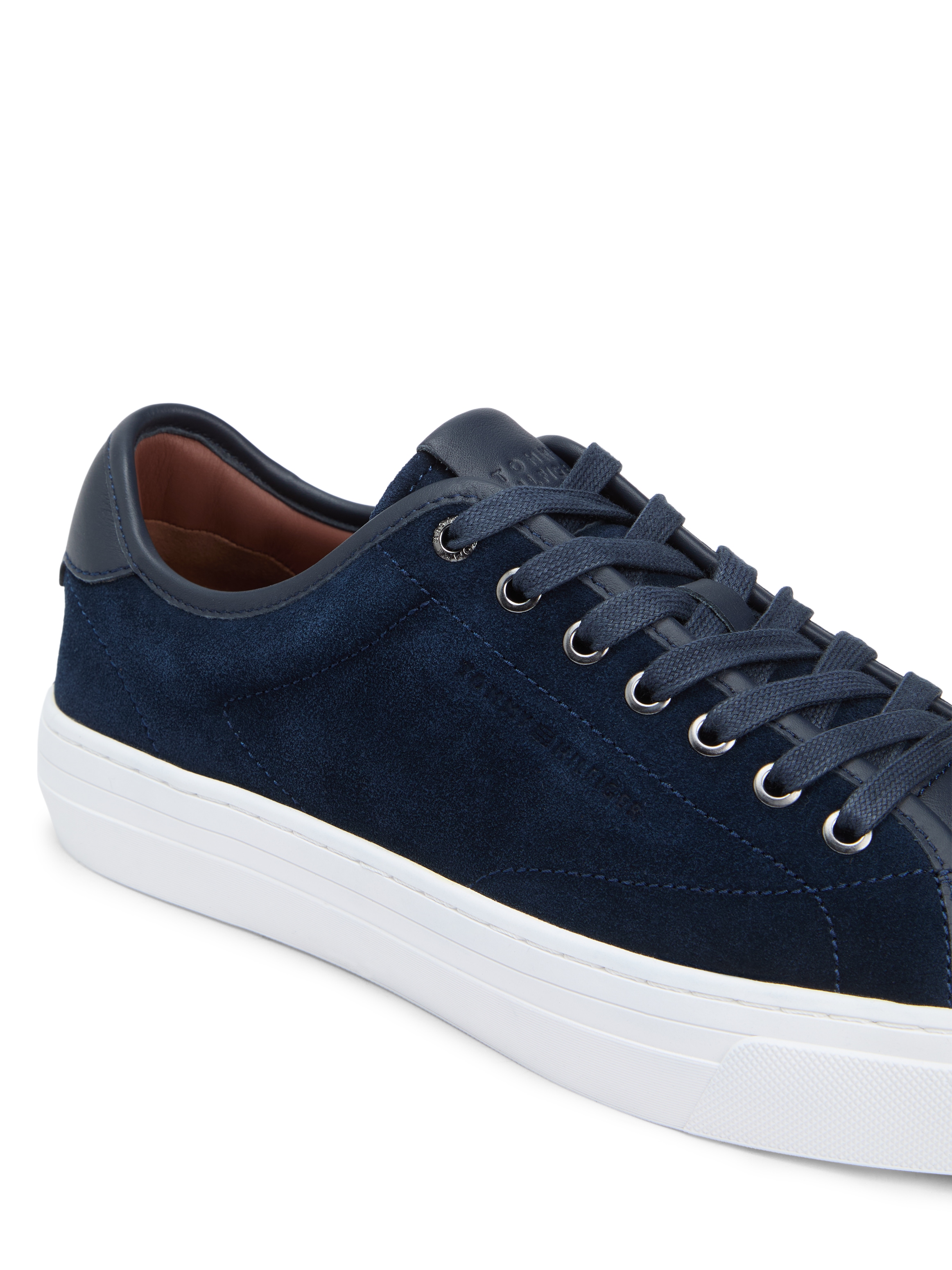 Tommy Hilfiger Sneaker »PREMIUM DRESS LEATHER MIX«  , Freizeitschuh, Halbschuh, Schnürschuh, weich gepolsterter Schaftrand