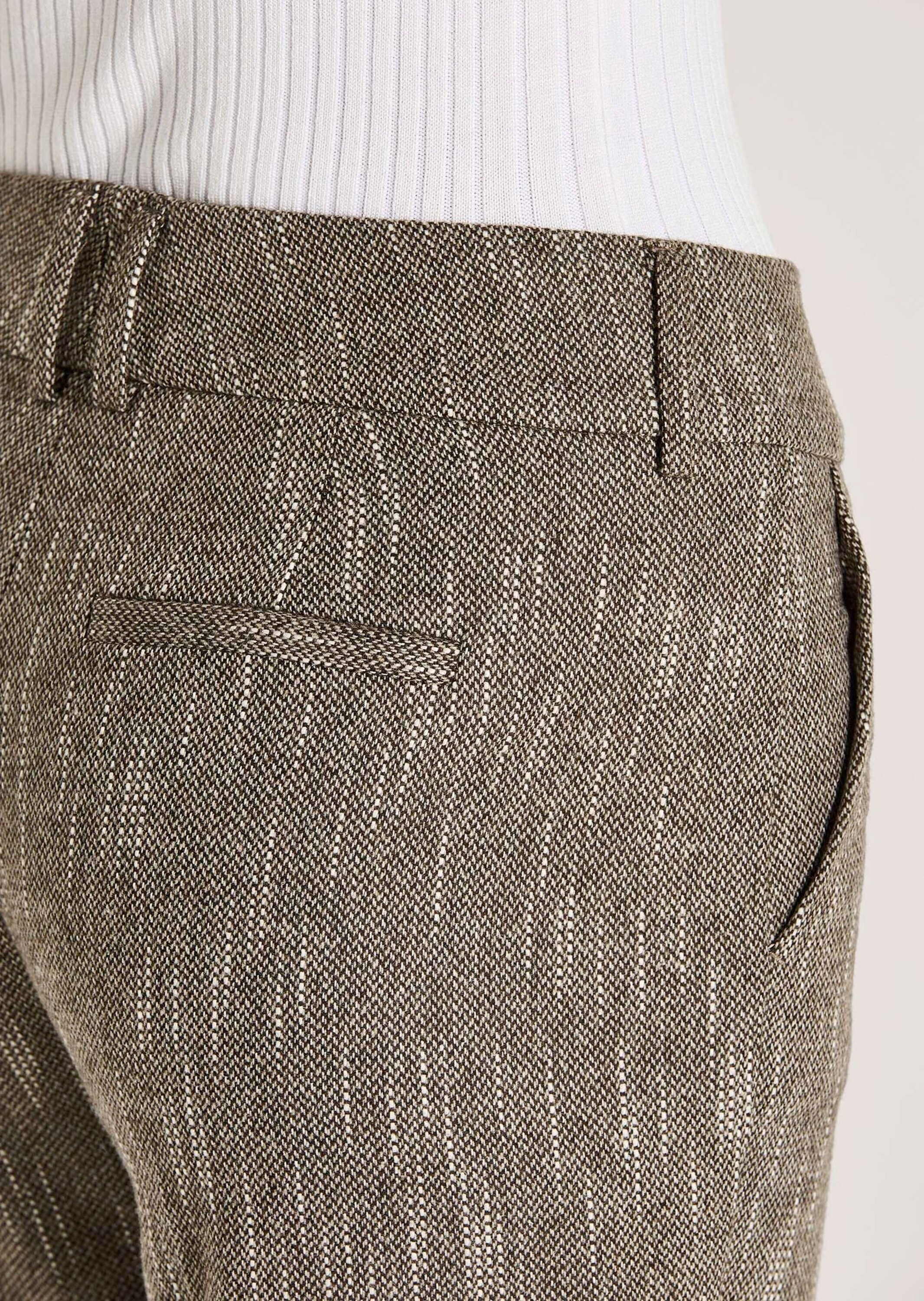 MADELEINE Stoffhose »Tweedhose Tweed-Hose mit elastischem Bund«