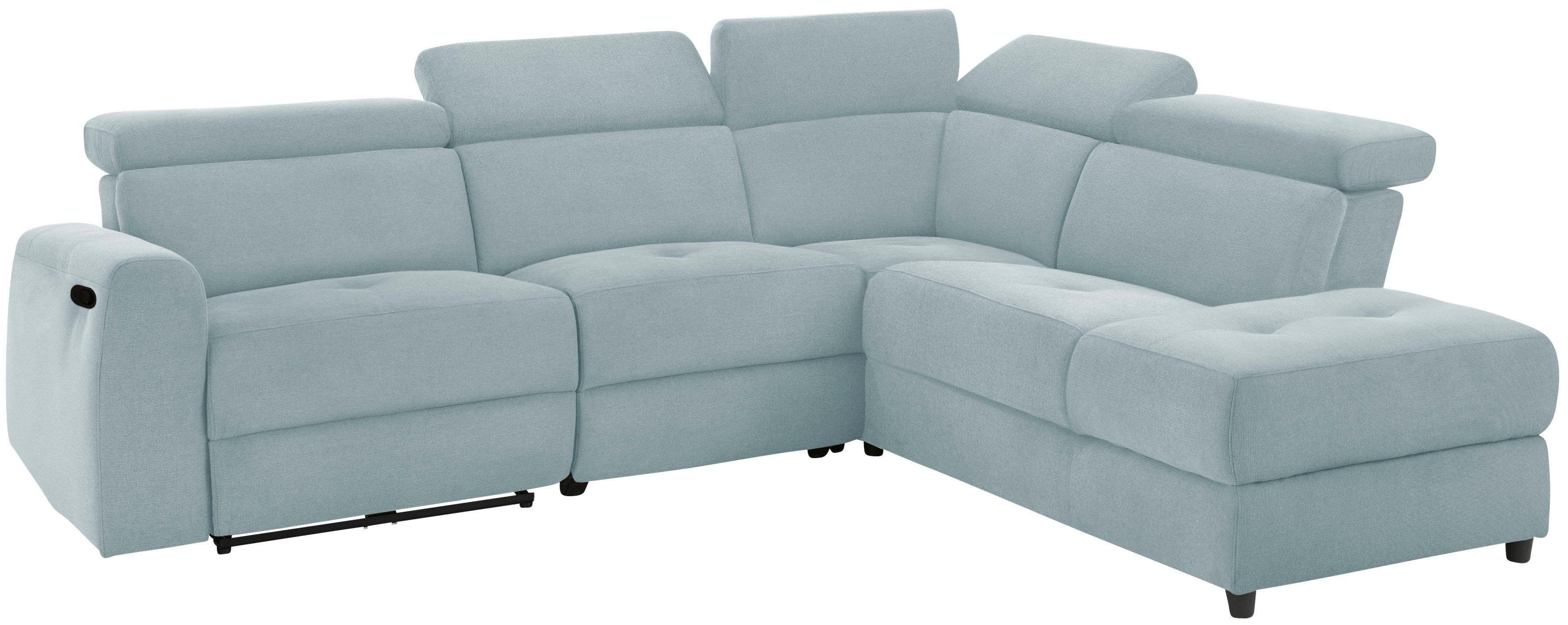Thumbnail - Home affaire Ecksofa "Sentrano, L-Form,", 273 cm, man. o. elektr. Relaxfunktion und USB/Kopfverstellung