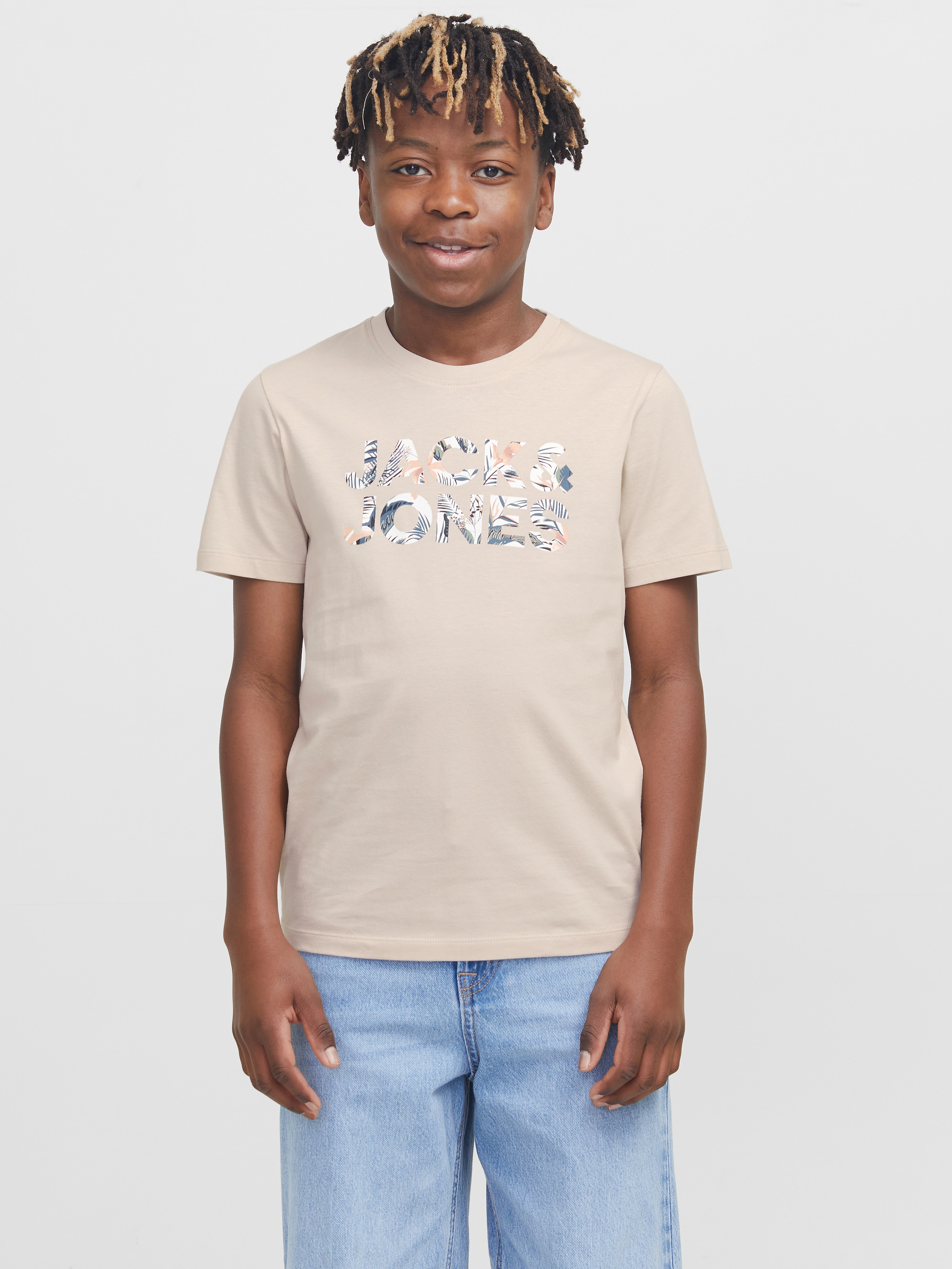 Jack & Jones Junior Rundhalsshirt »JJEBRYAN CORP LOGO TEE SS O-NECK JNR«