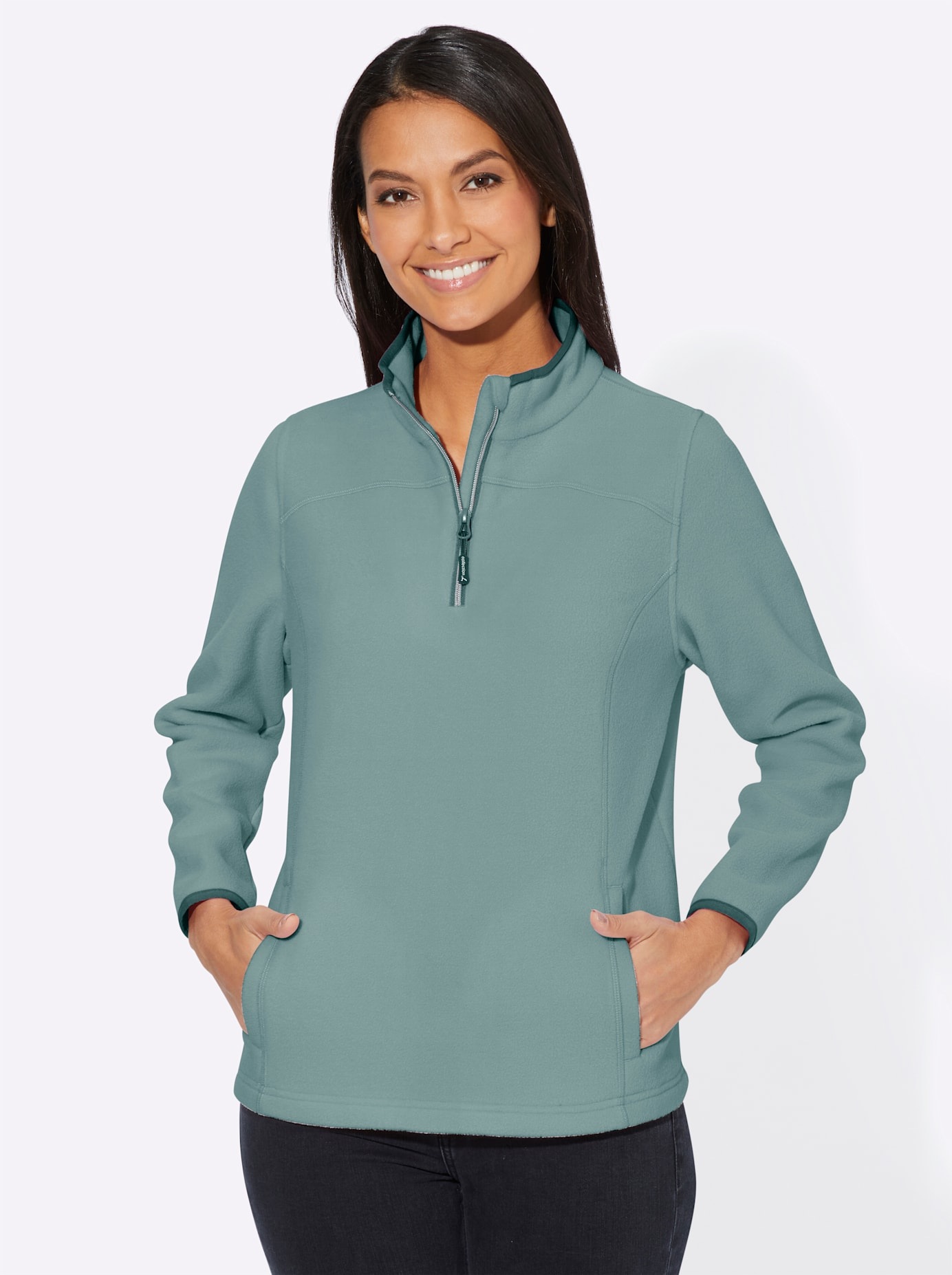 Casual Looks Fleeceshirt "Fleece-Shirt", 1 Stk. günstig online kaufen