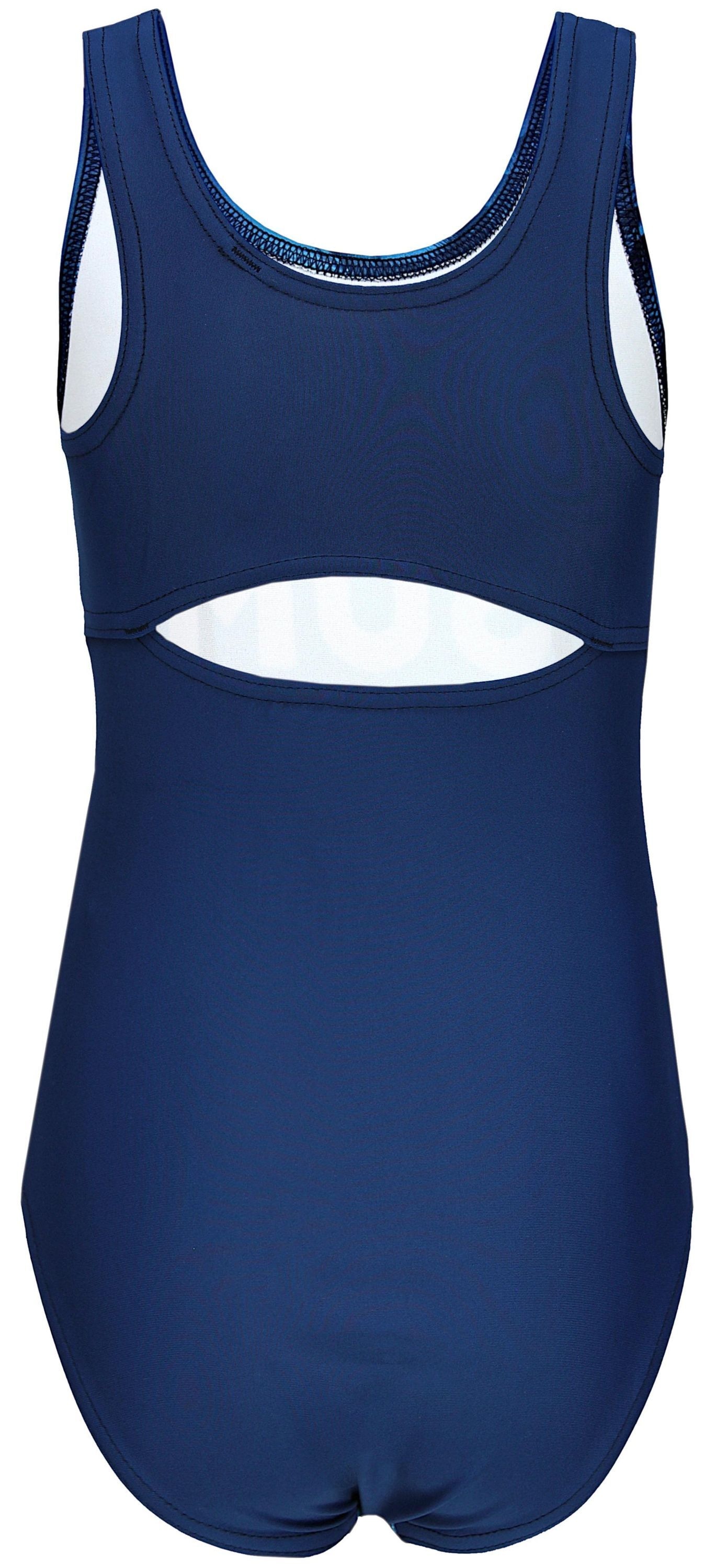 AQUARTI Badeanzug »Badeanzug Mädchen Badeanzug mit Ringerrücken Print«