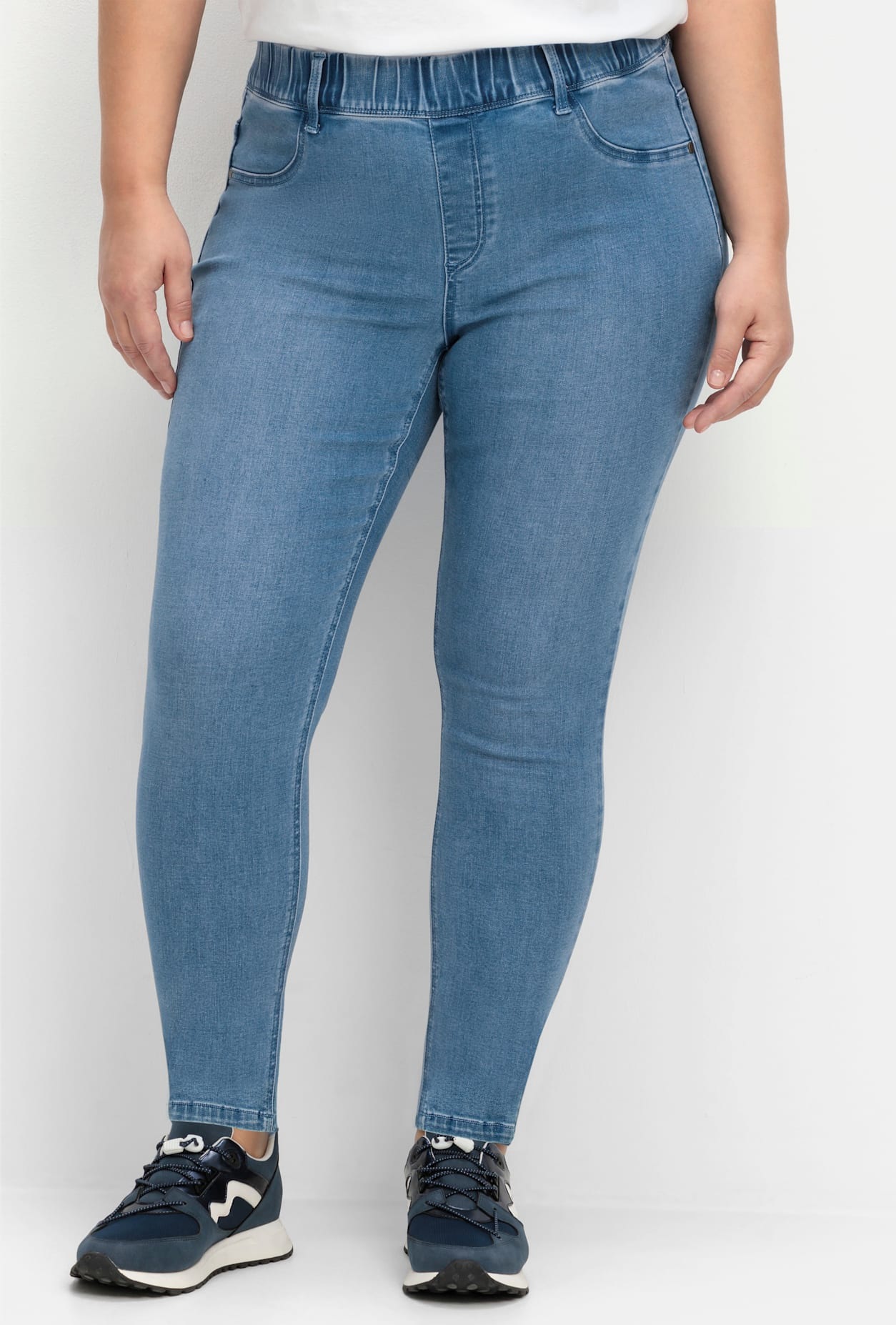Sheego Jeansleggings 1 Stk. tlg. günstig online kaufen
